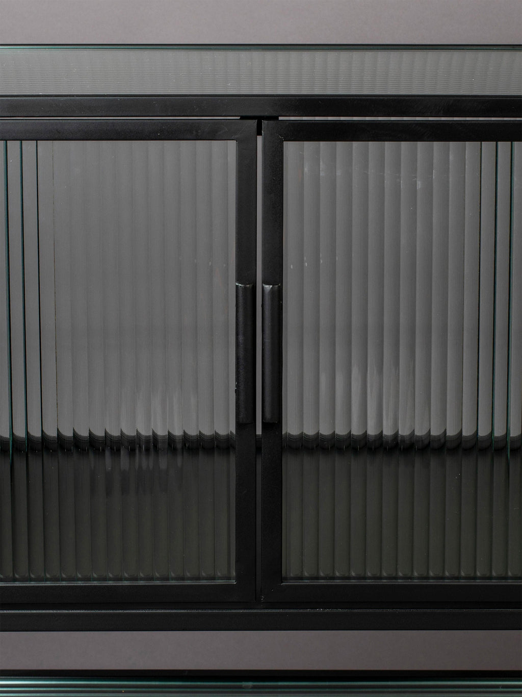 Boli Highboard with Grooved Glass