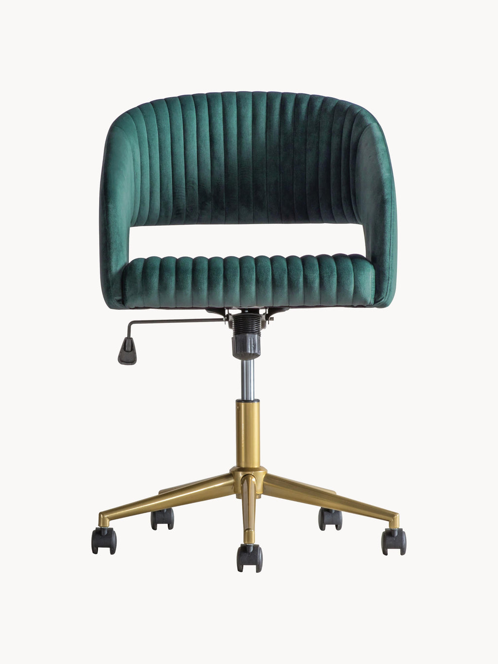 Gallery image 1 - Velvet Desk Chair Murray, Height-adjustable