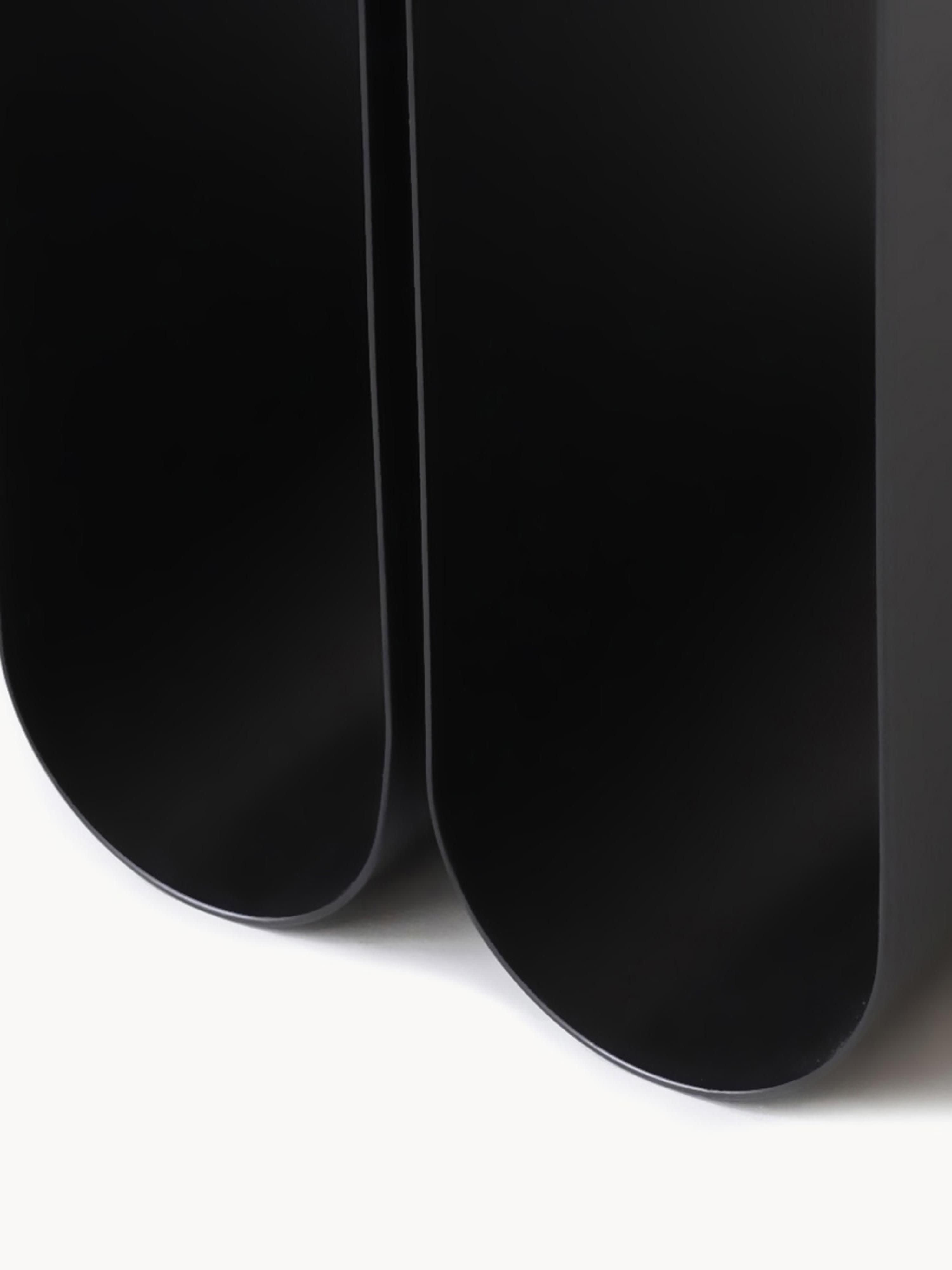 Curved Metal Side Table
