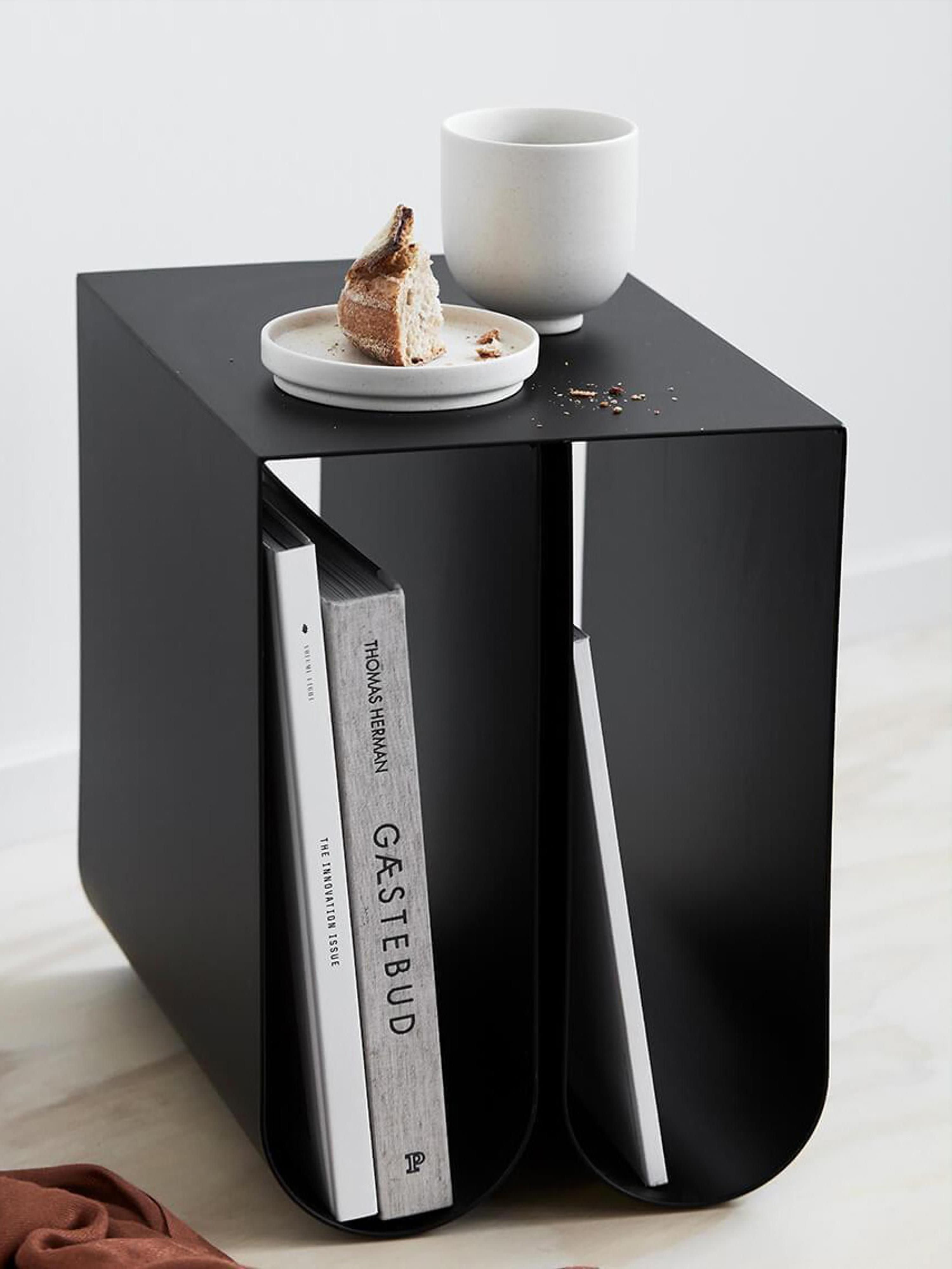 Curved Metal Side Table