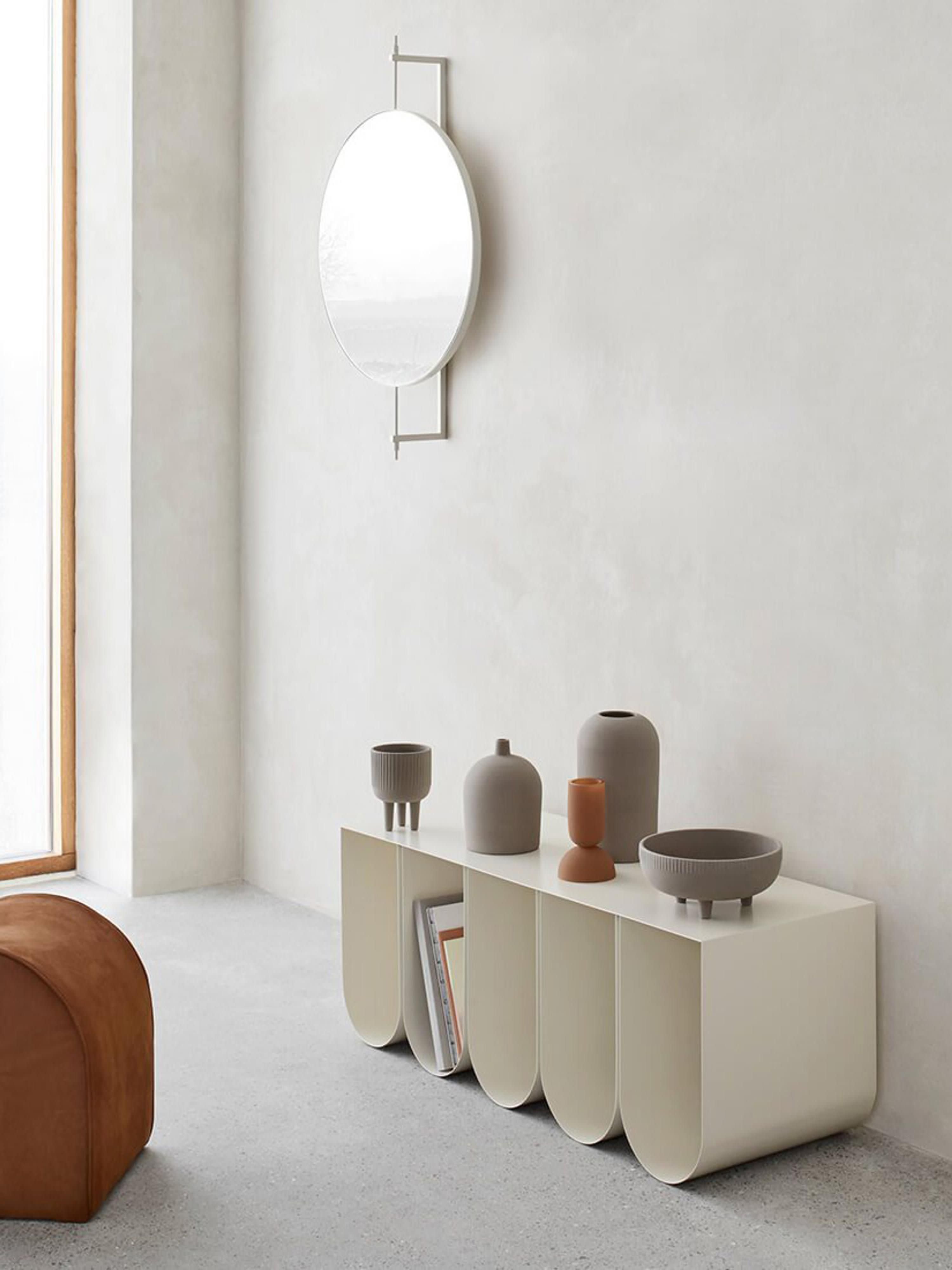 Curved Metal Bench