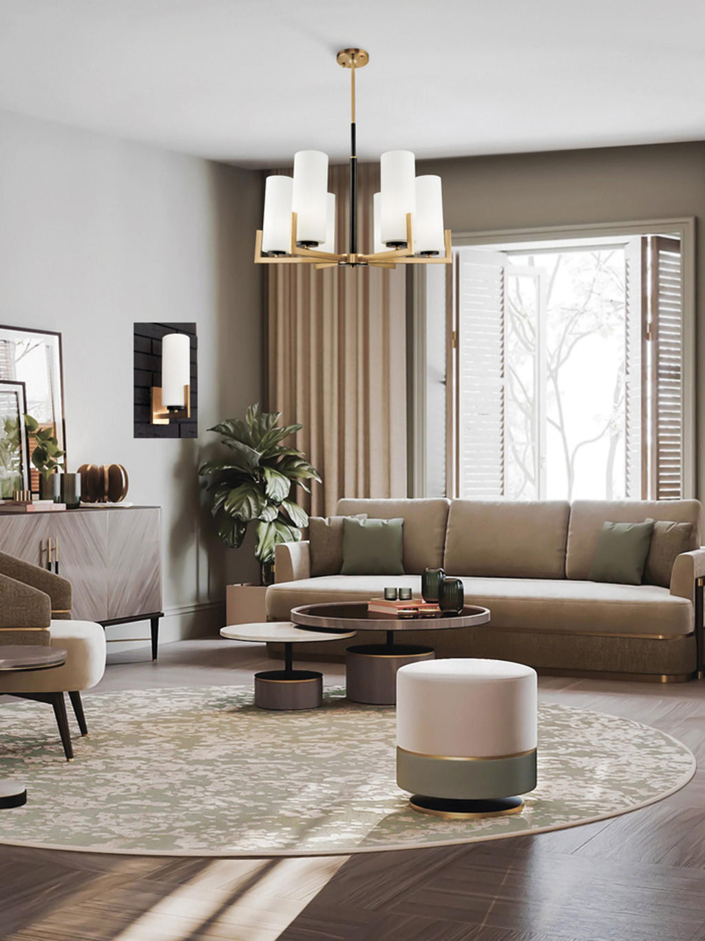 Fortano Large Glass Chandelier