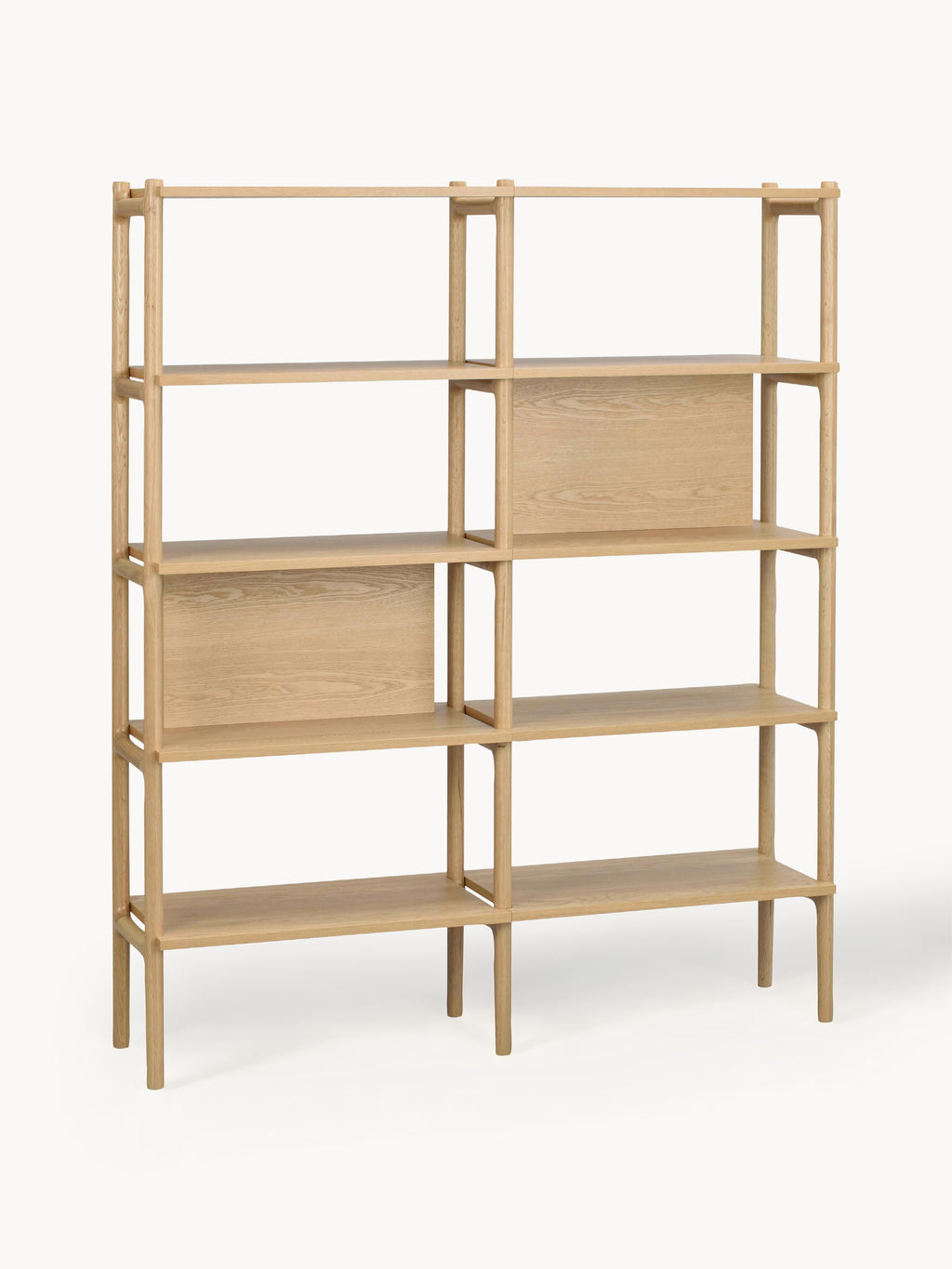 Gallery image 1 - Oak Wood Shelving Unit Holton
