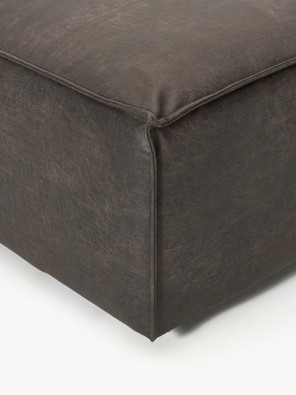 Lennon Leather Ottoman