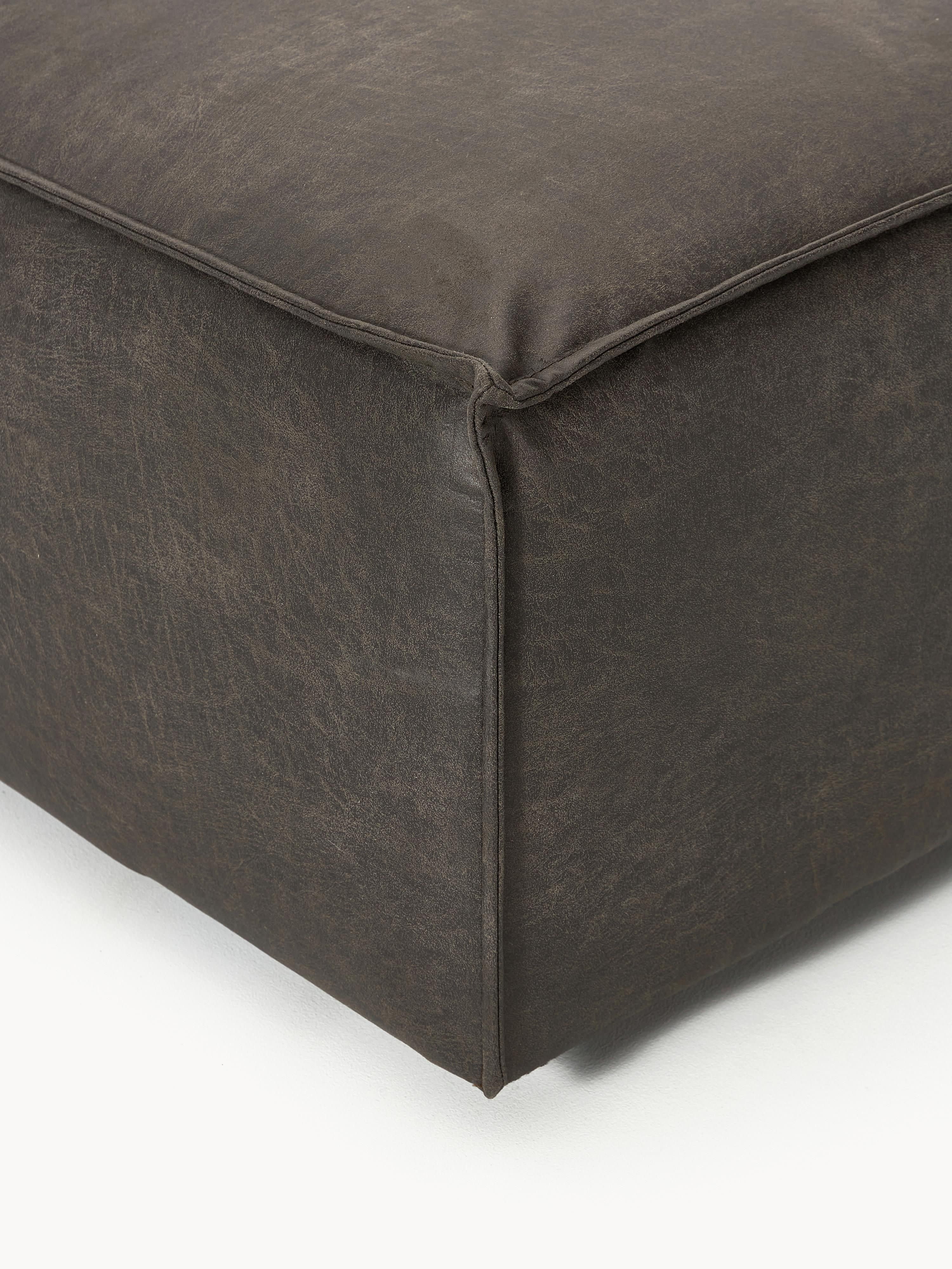 Lennon Leather Ottoman