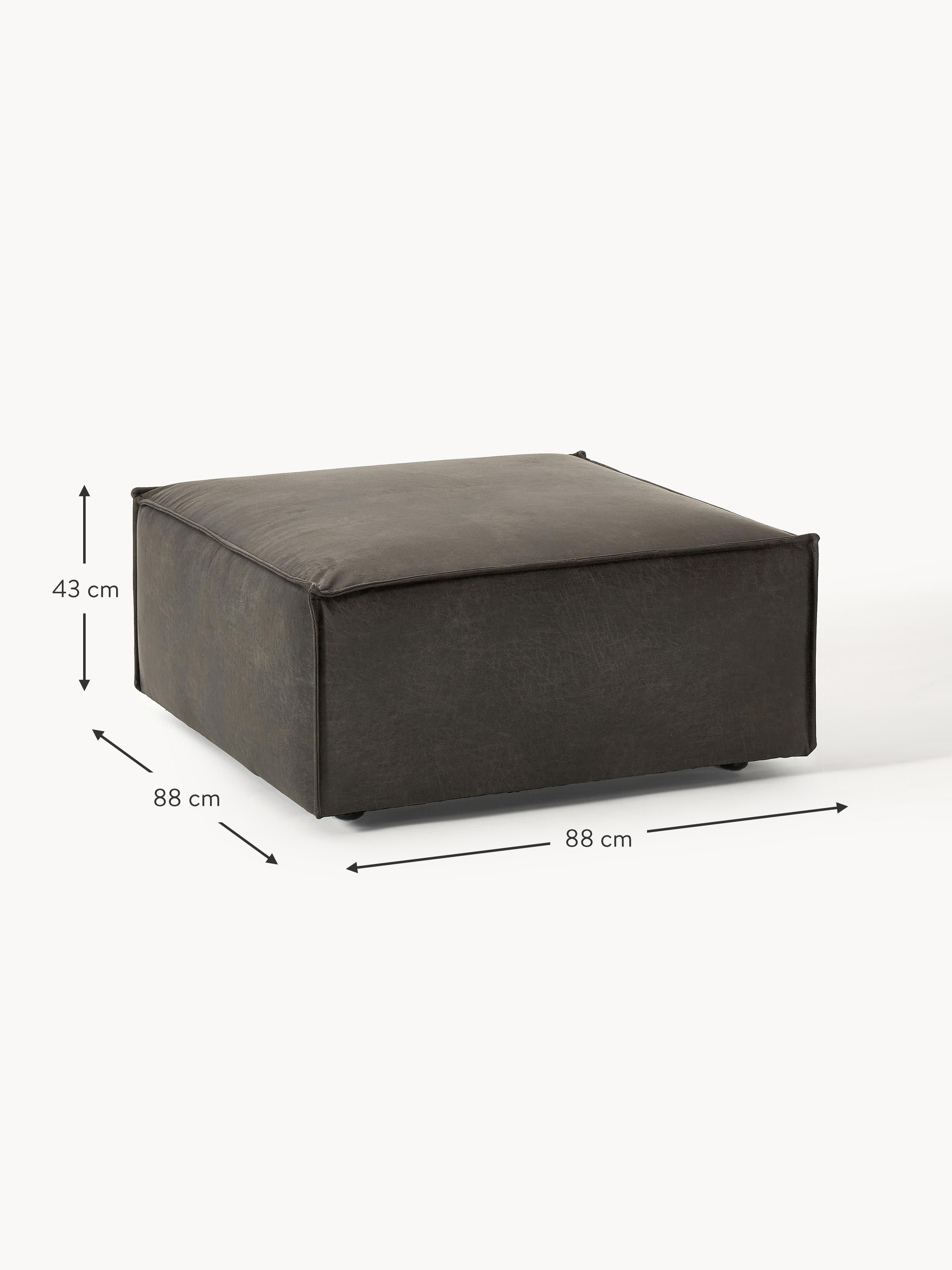 Lennon Leather Ottoman