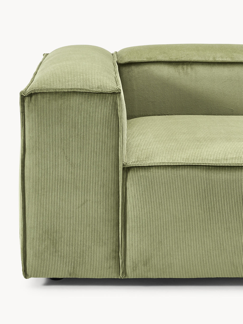 Lennon Corduroy Modular Sofa (4-seater) with Ottoman (left/right)