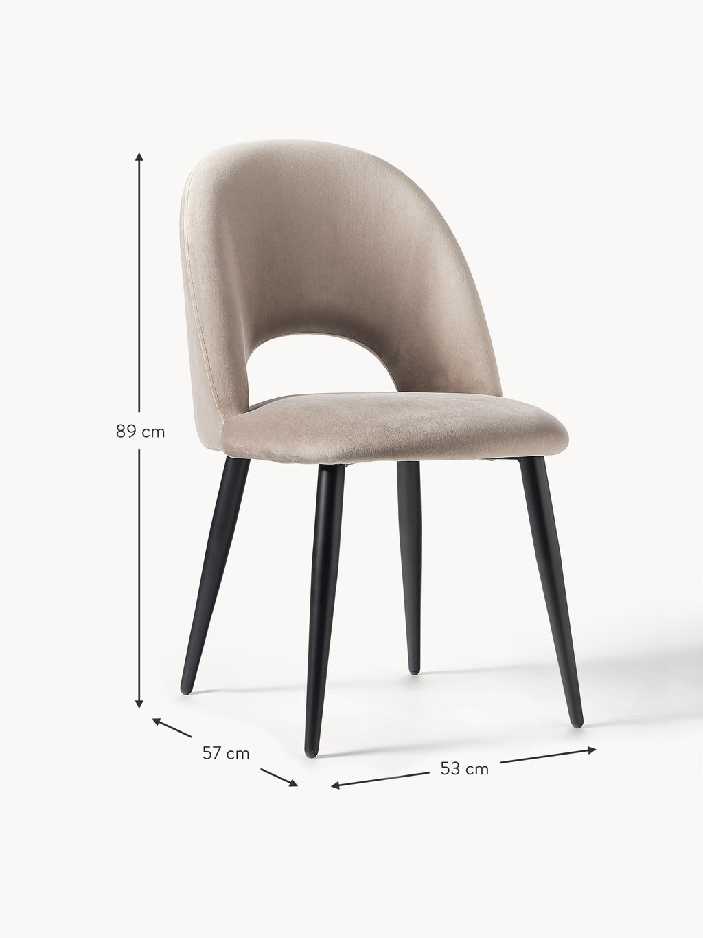 Rachel Velvet Upholstered Chair