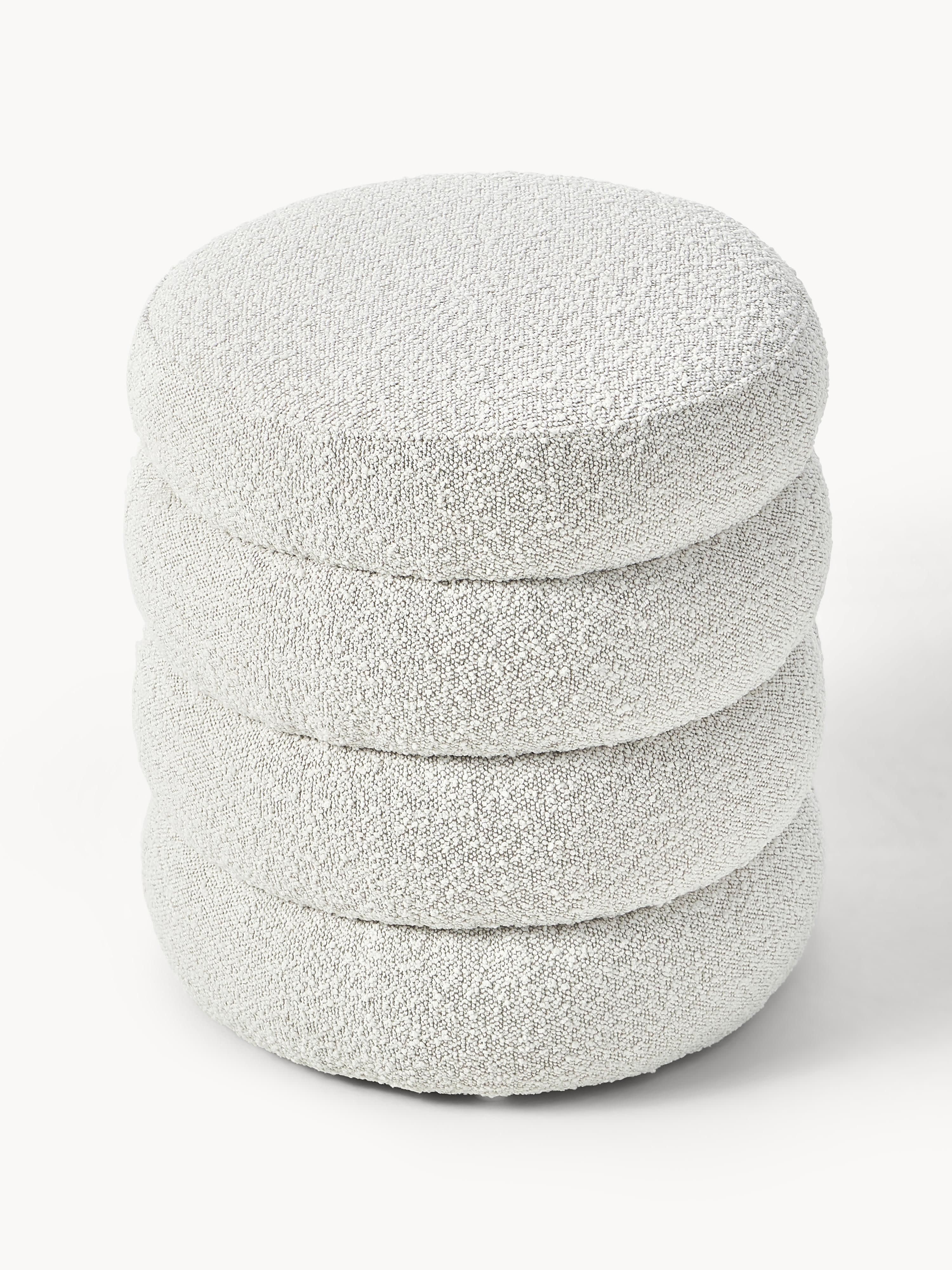 Alto Bouclé Upholstered Stool