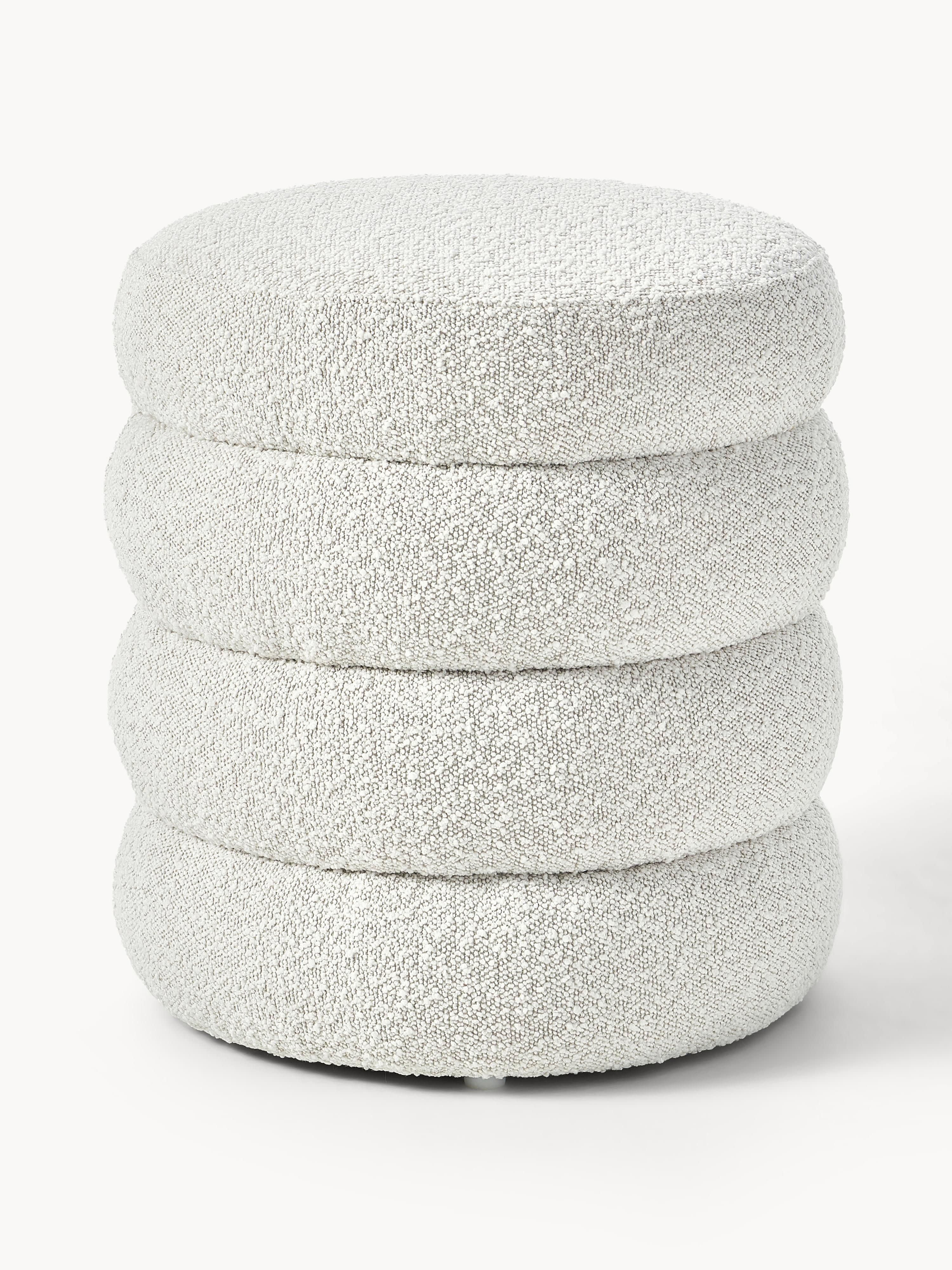 Gallery image 1 - Bouclé Upholstered Stool Alto