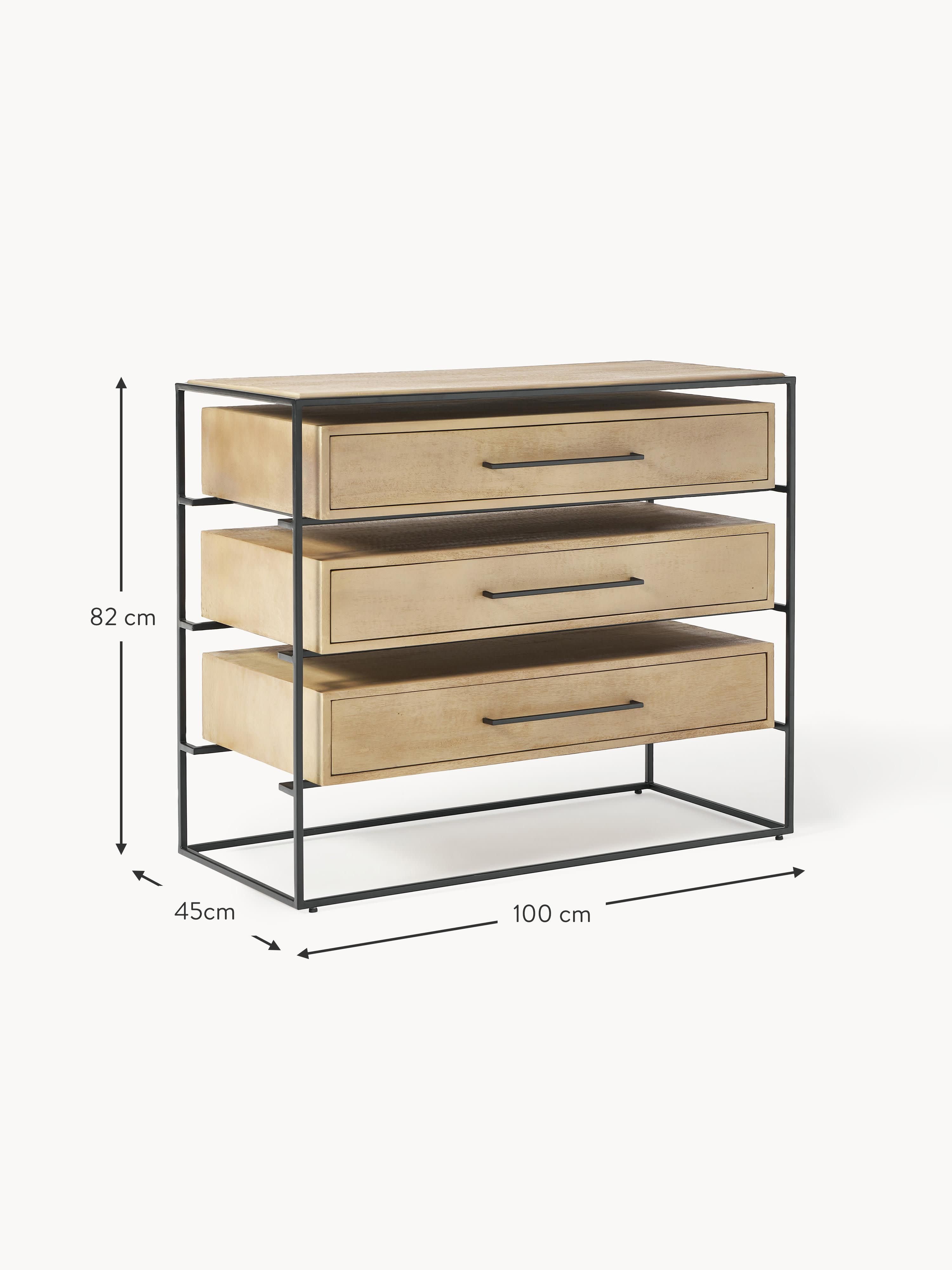 Lyle Mango Wood Chest of Drawers