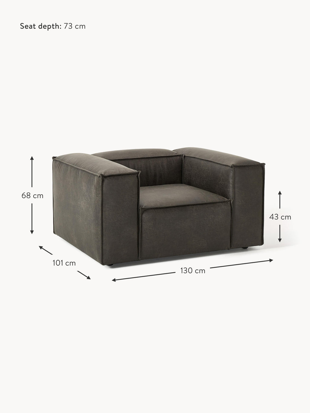 Lennon Leather Armchair