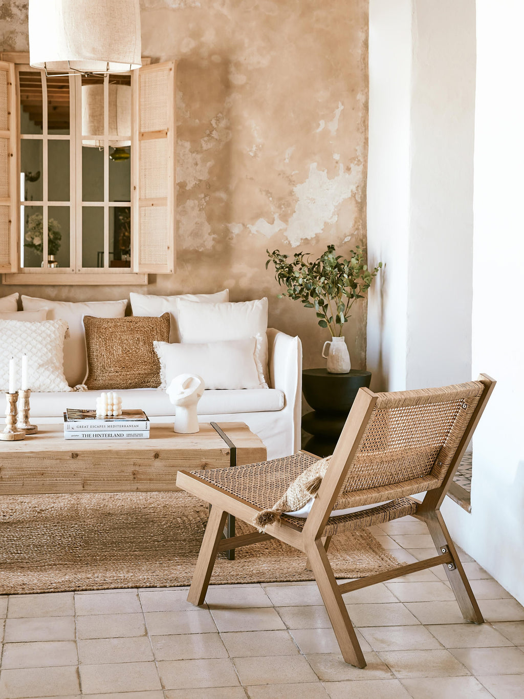 Palina Wickerwork Garden Lounge Chair