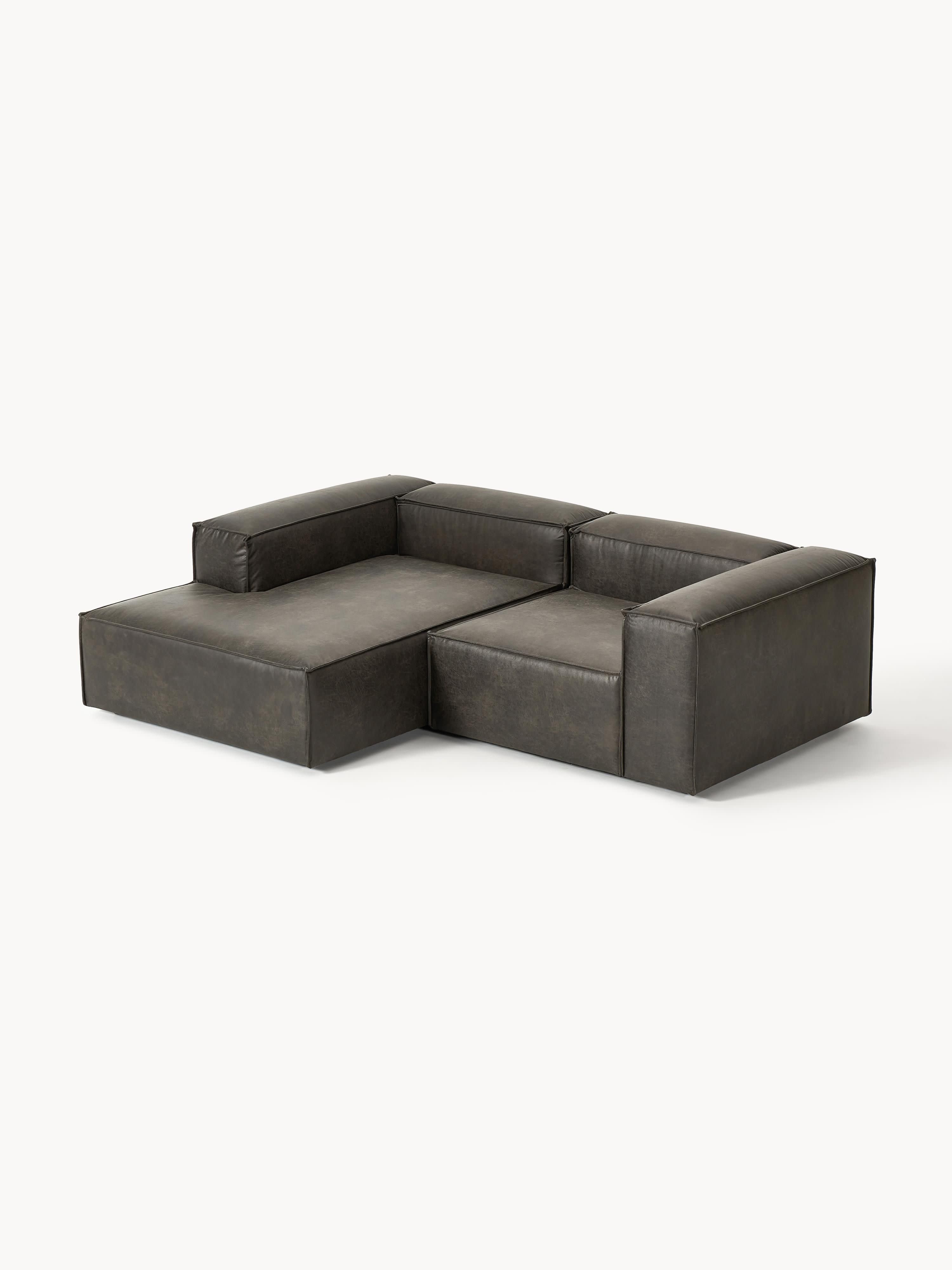 Lennon Modular Leather Corner Sofa (2-seater)