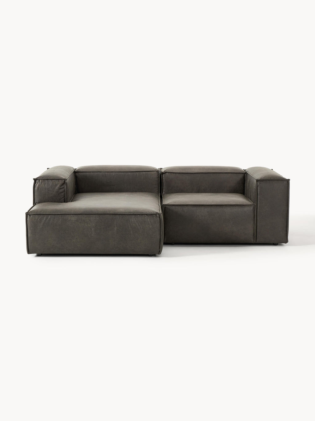 Gallery image 1 - Modular Leather Corner Sofa Lennon (2-seater)