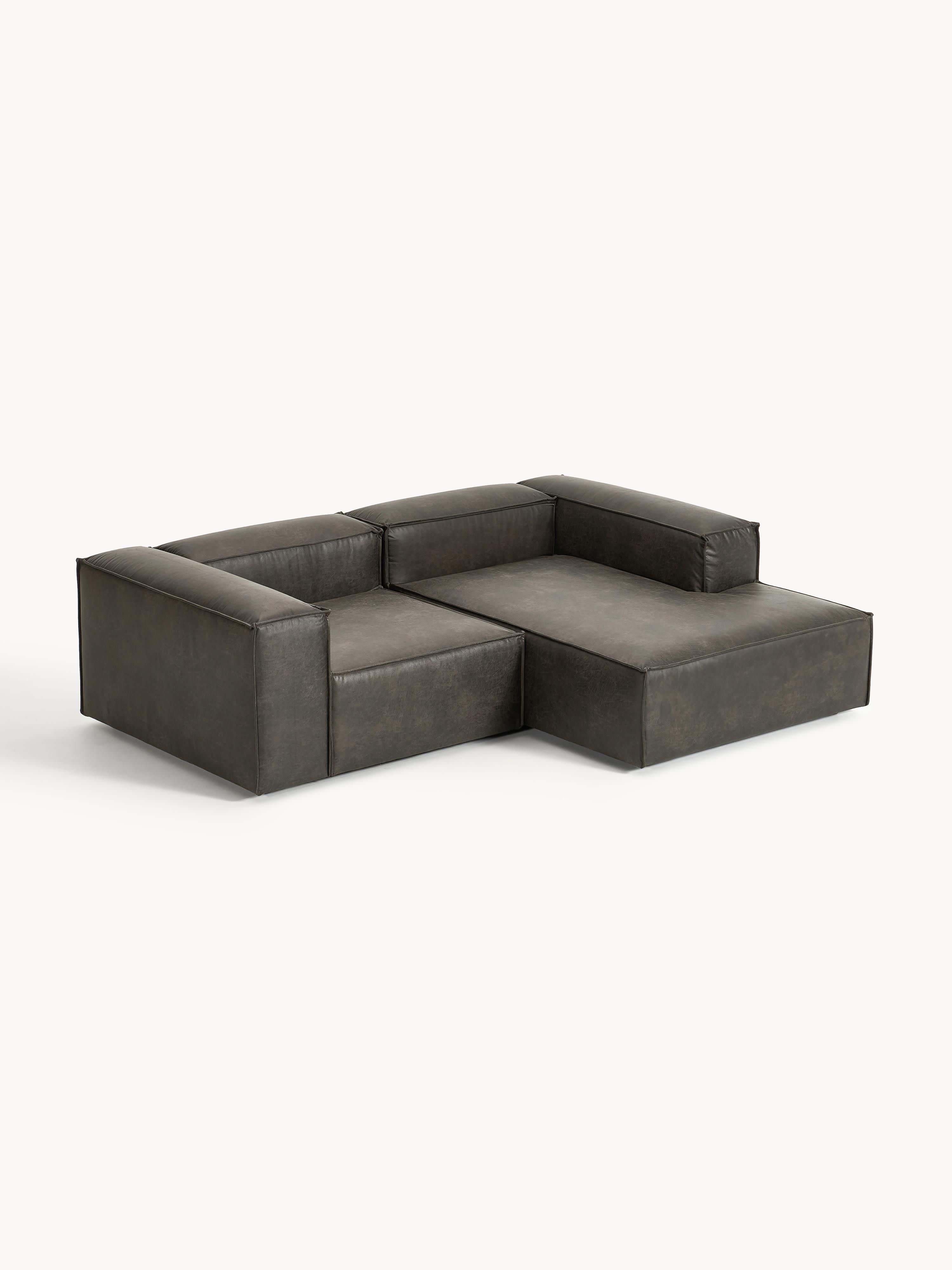 Lennon Modular Leather Corner Sofa (2-seater)