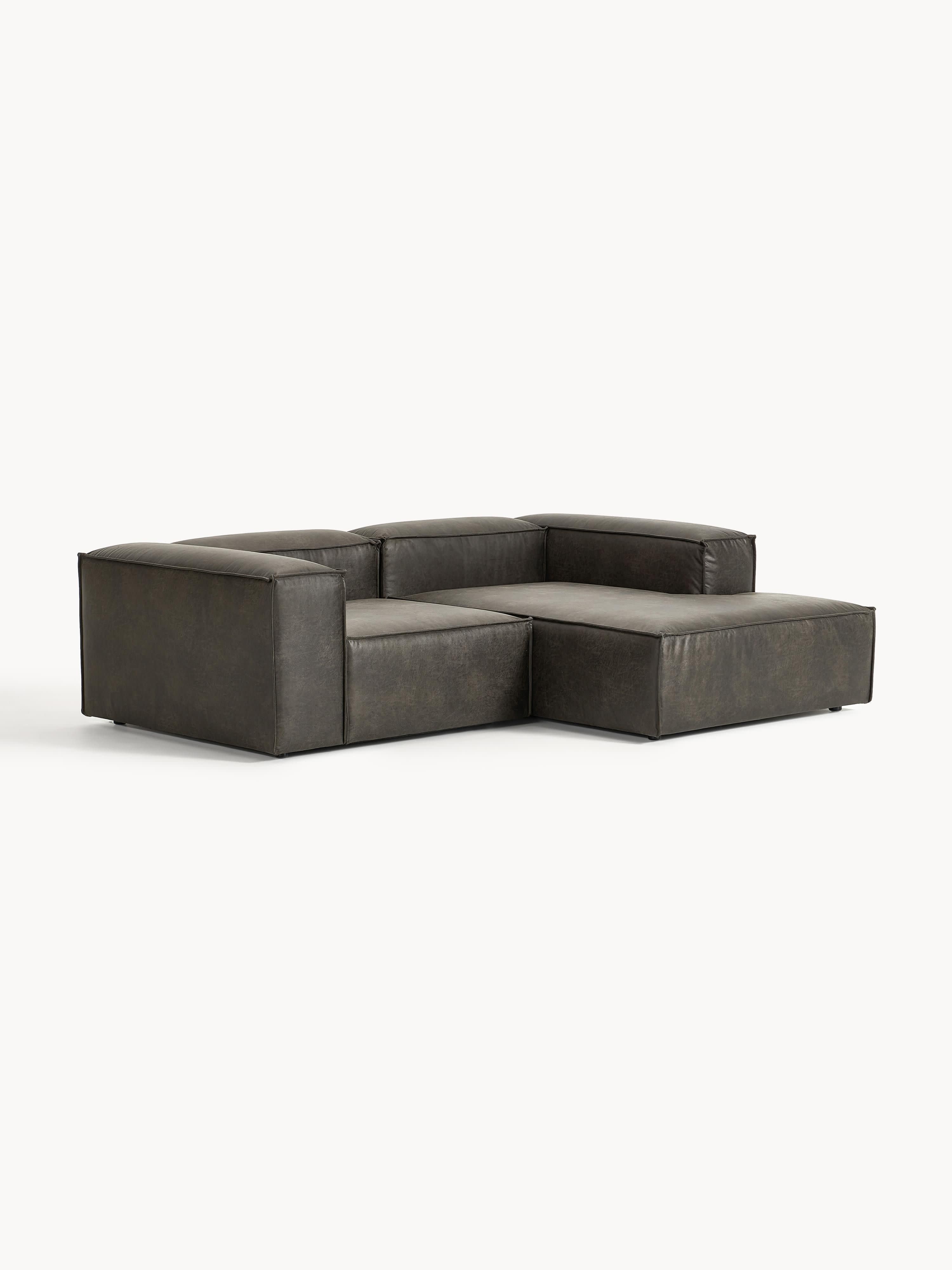 Lennon Modular Leather Corner Sofa (2-seater)