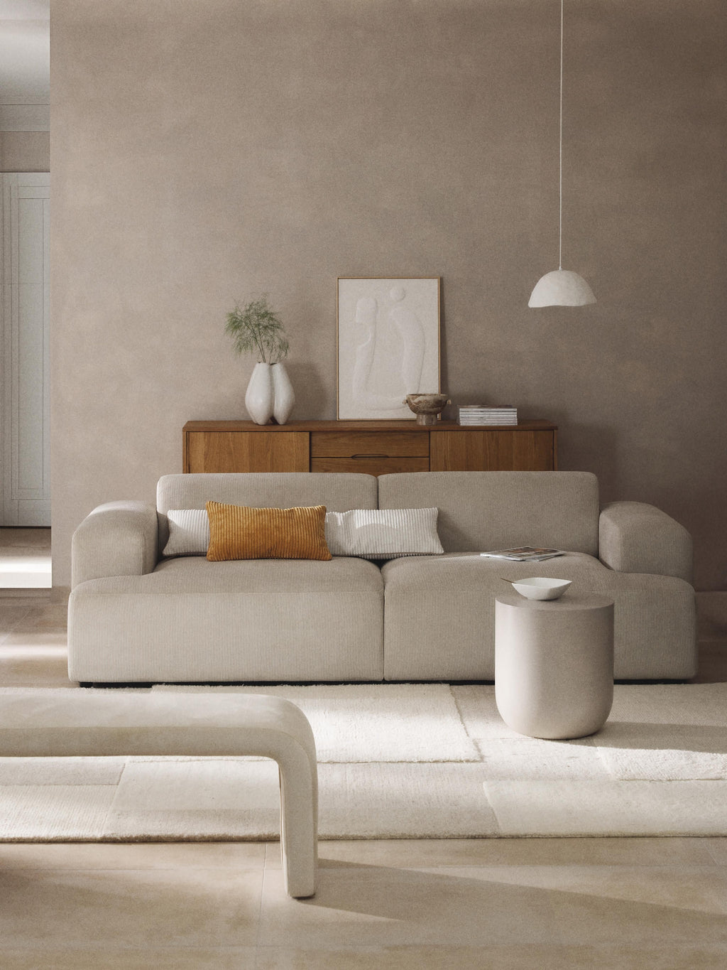 Melva Corduroy Sofa (3-seater)