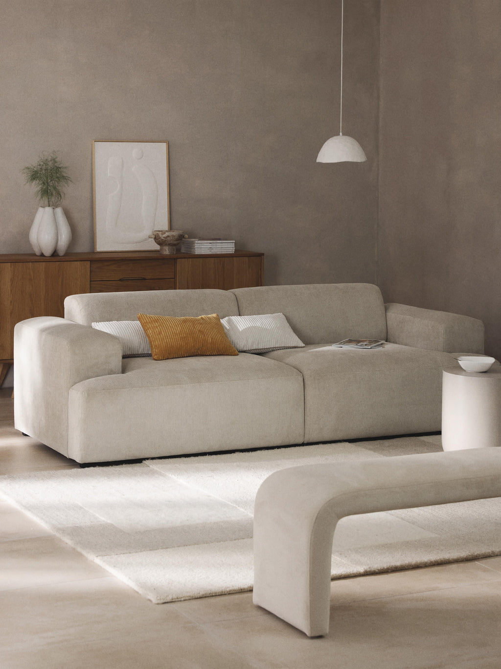 Melva Corduroy Sofa (3-seater)
