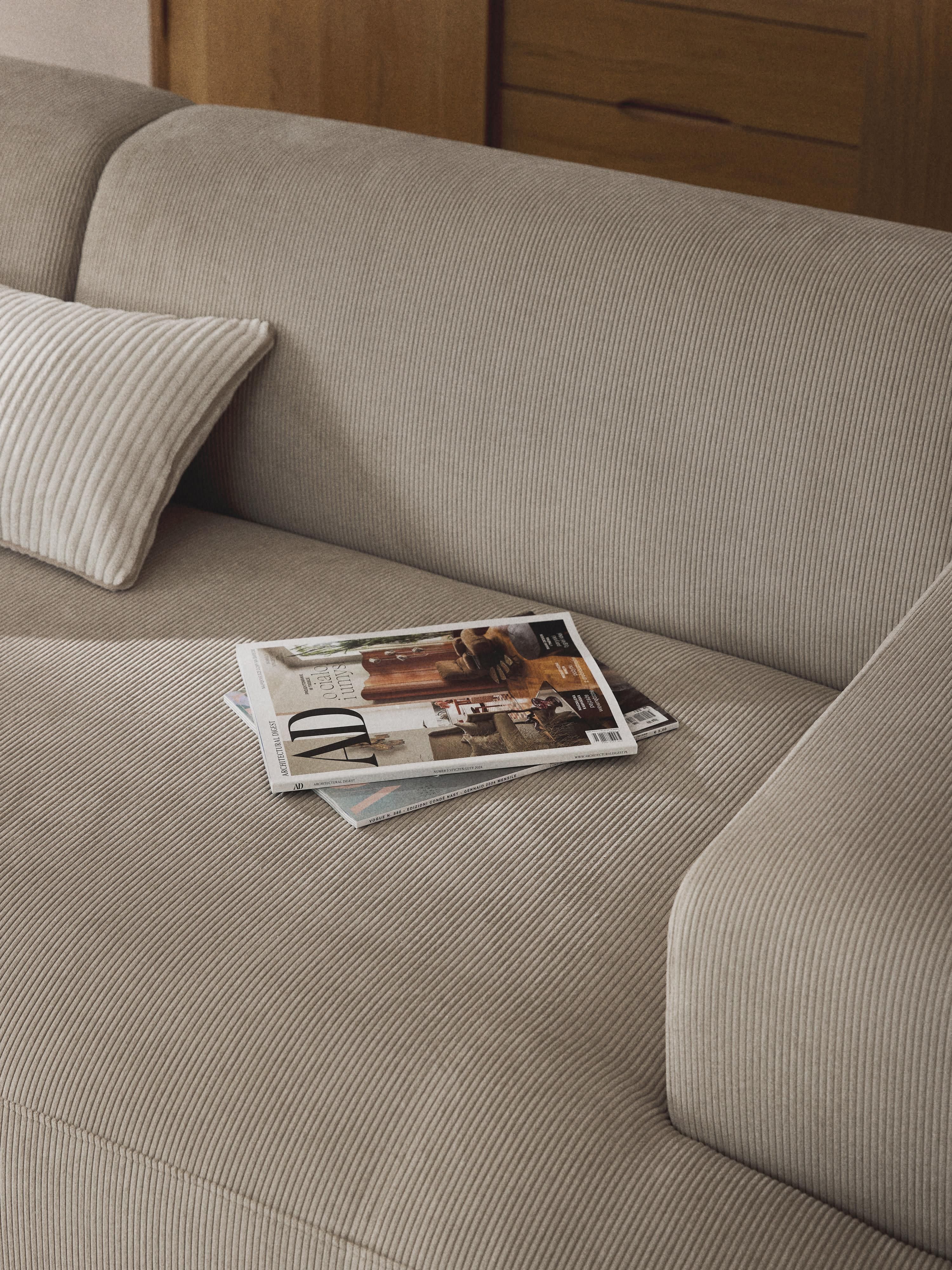 Melva Corduroy Sofa (3-seater)