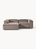 Gallery image 1 - Corduroy Modular Corner Sofa Lennon (3-seater)
