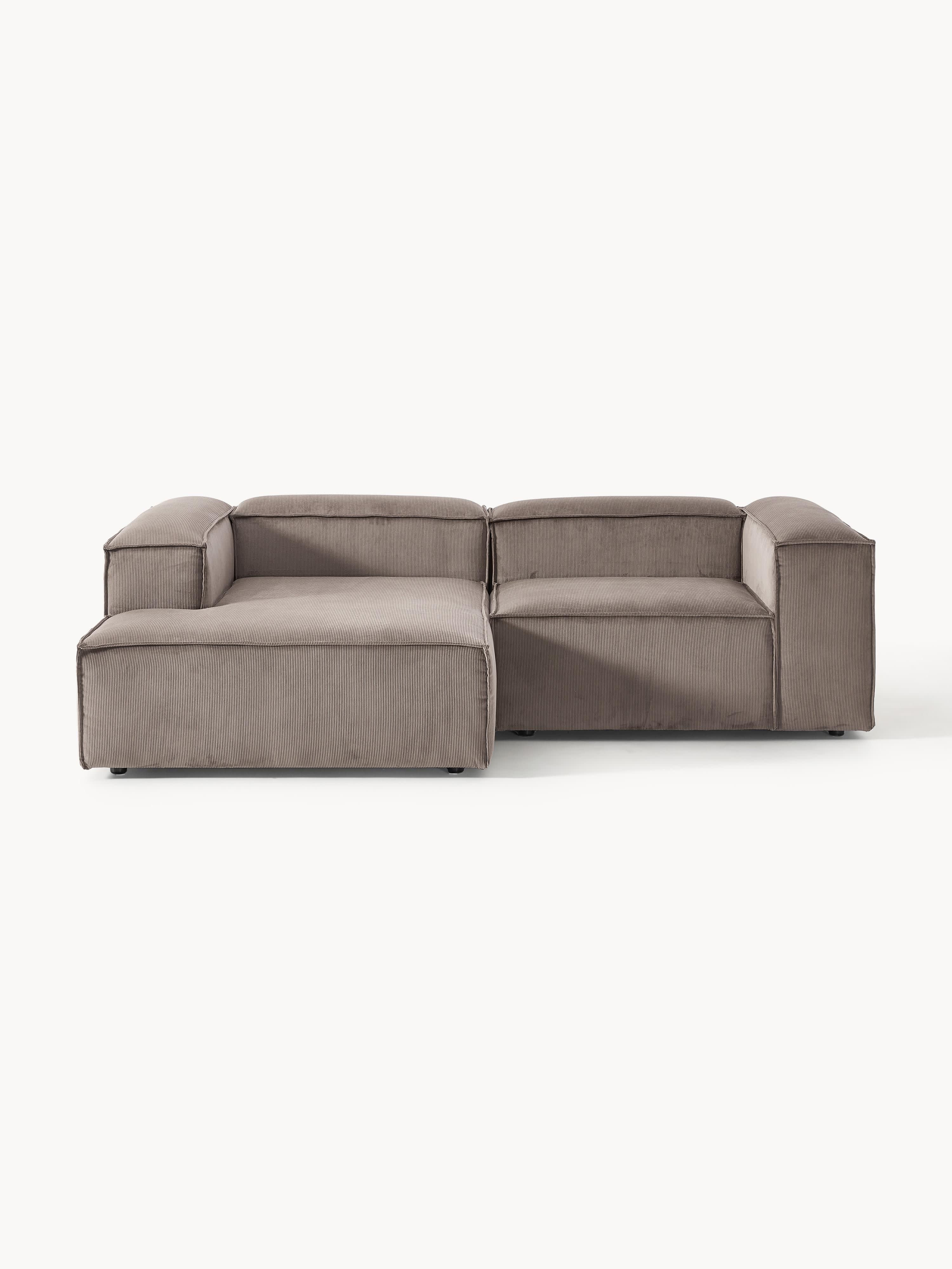 Gallery image 1 - Corduroy Modular Corner Sofa Lennon (3-seater)