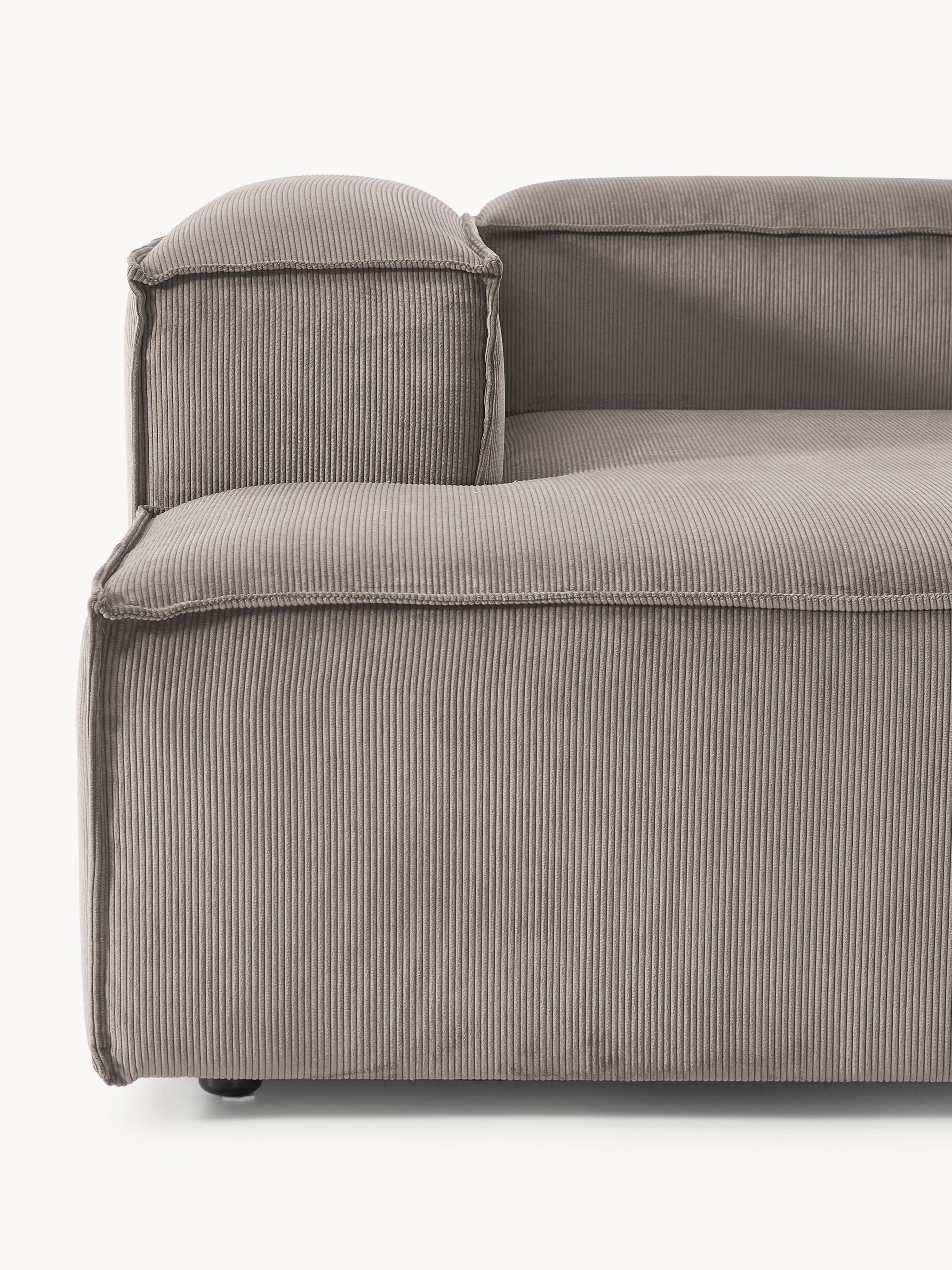 Lennon Corduroy Modular Corner Sofa (3-seater)