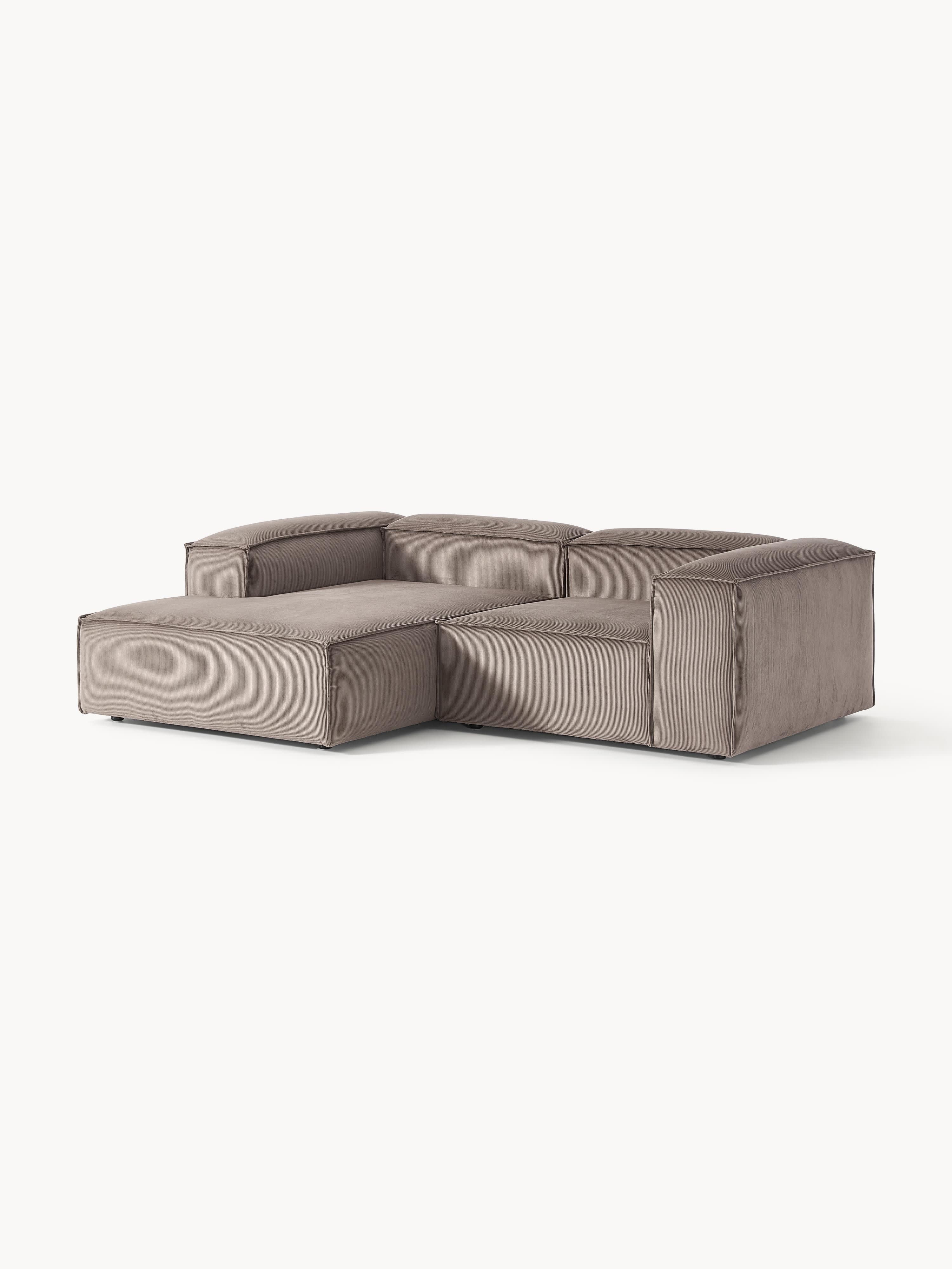 Lennon Corduroy Modular Corner Sofa (3-seater)