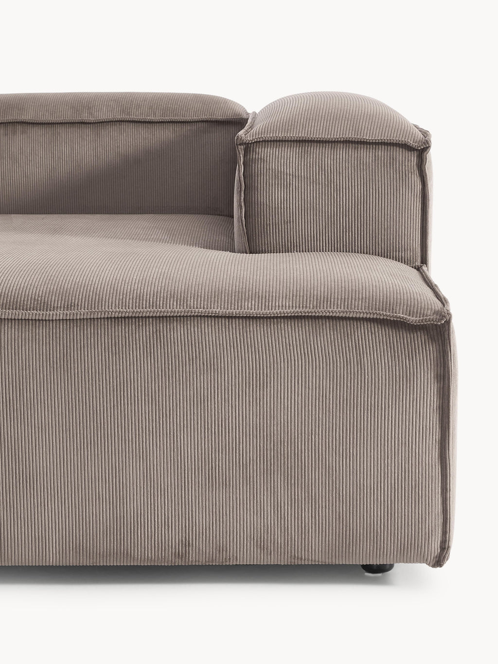 Lennon Corduroy Modular Corner Sofa (3-seater)