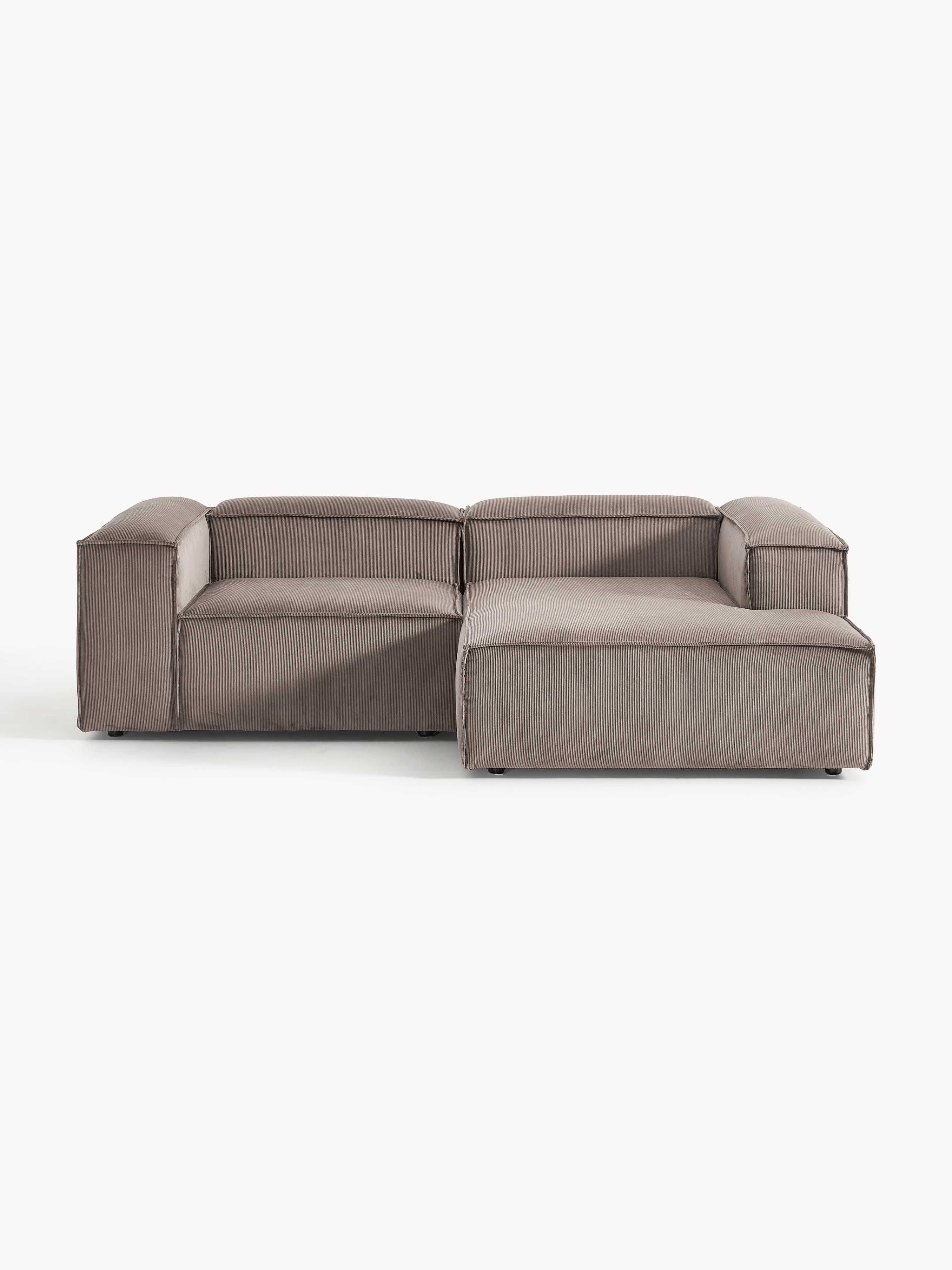 Lennon Corduroy Modular Corner Sofa (3-seater)