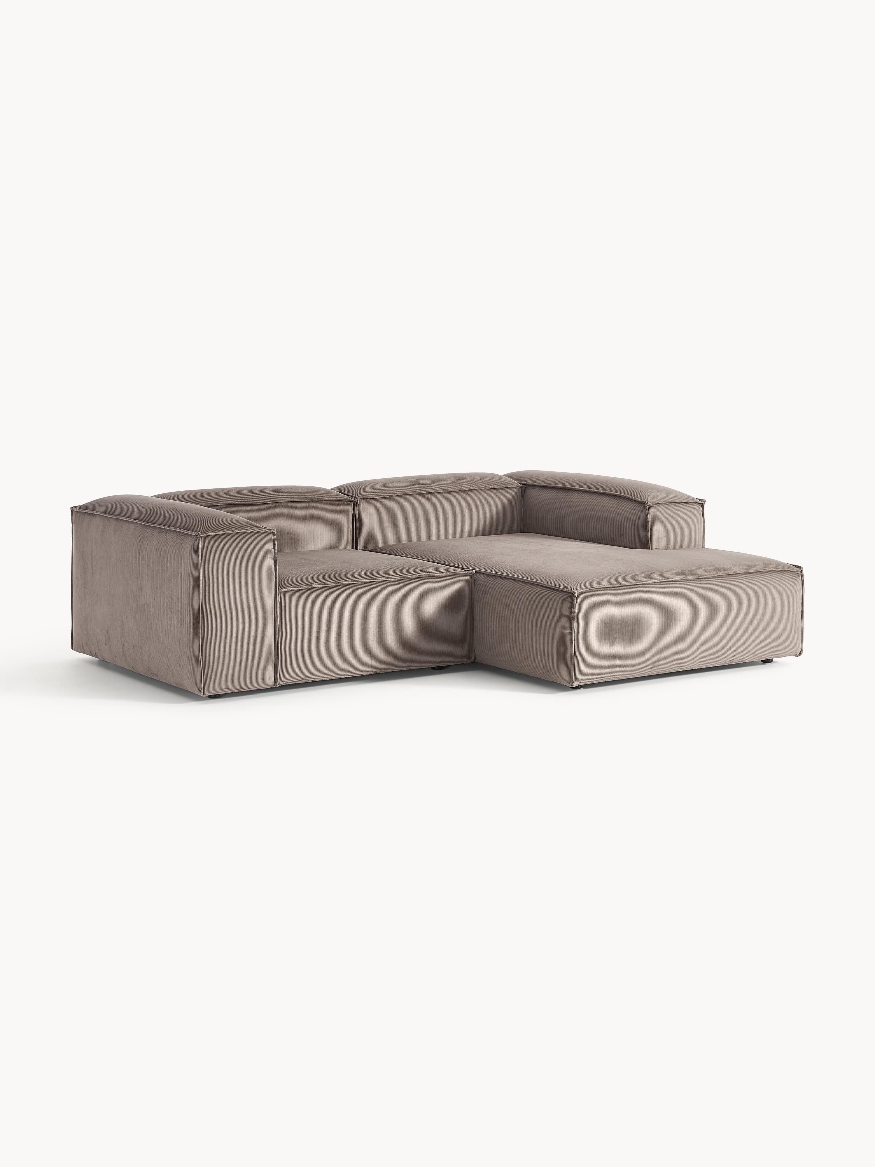 Lennon Corduroy Modular Corner Sofa (3-seater)