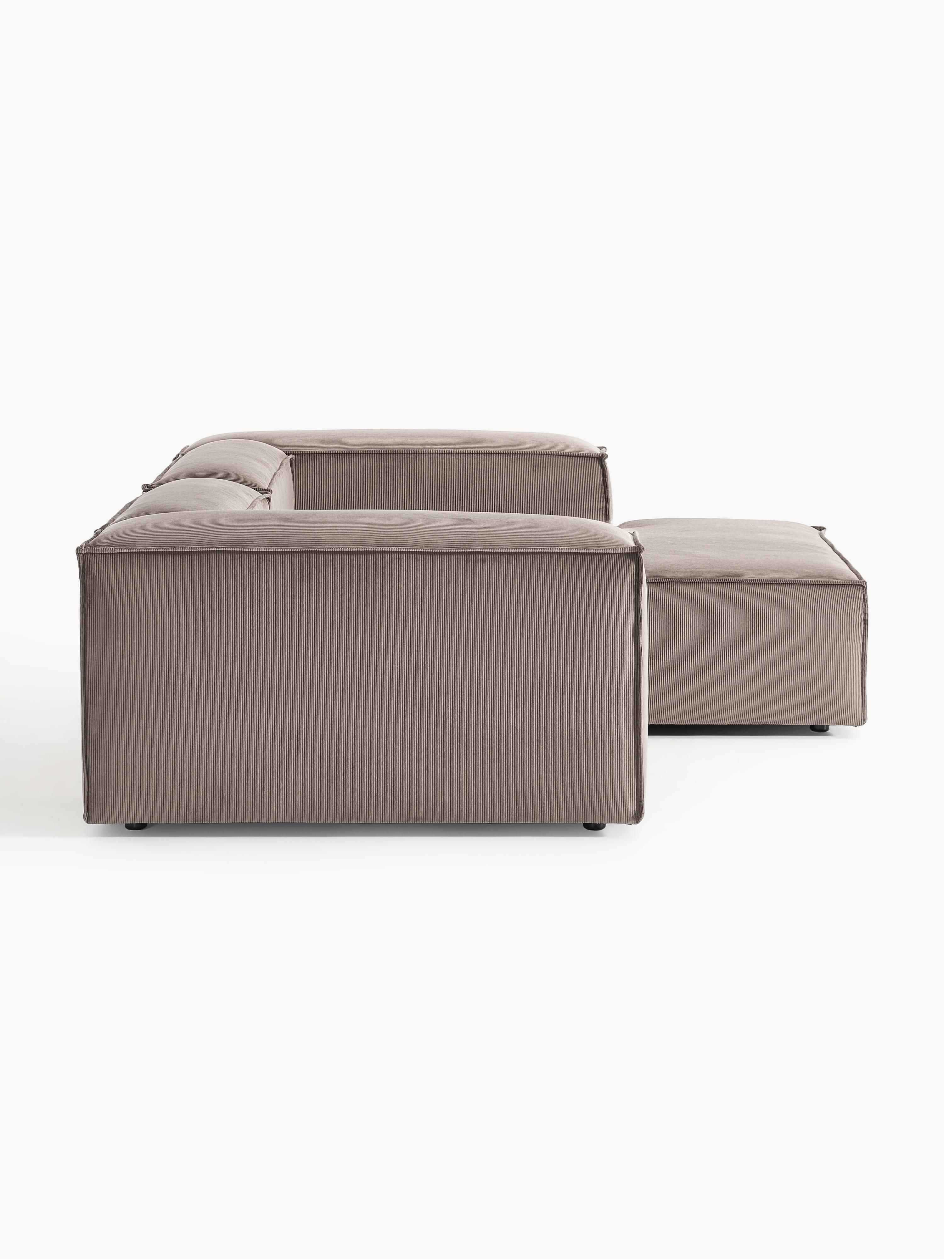 Lennon Corduroy Modular Corner Sofa (3-seater)