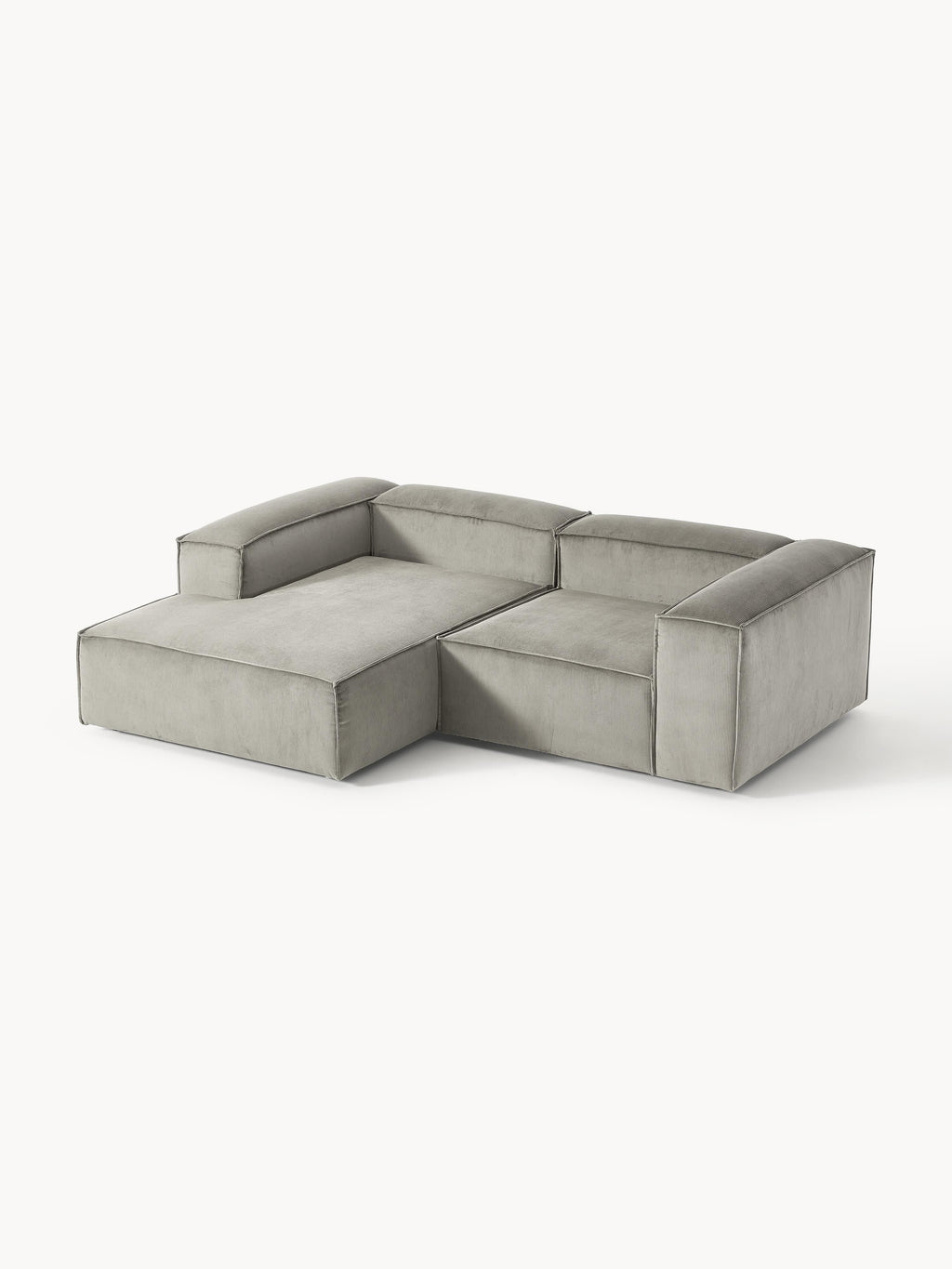 Lennon Corduroy Modular Corner Sofa (3-seater)