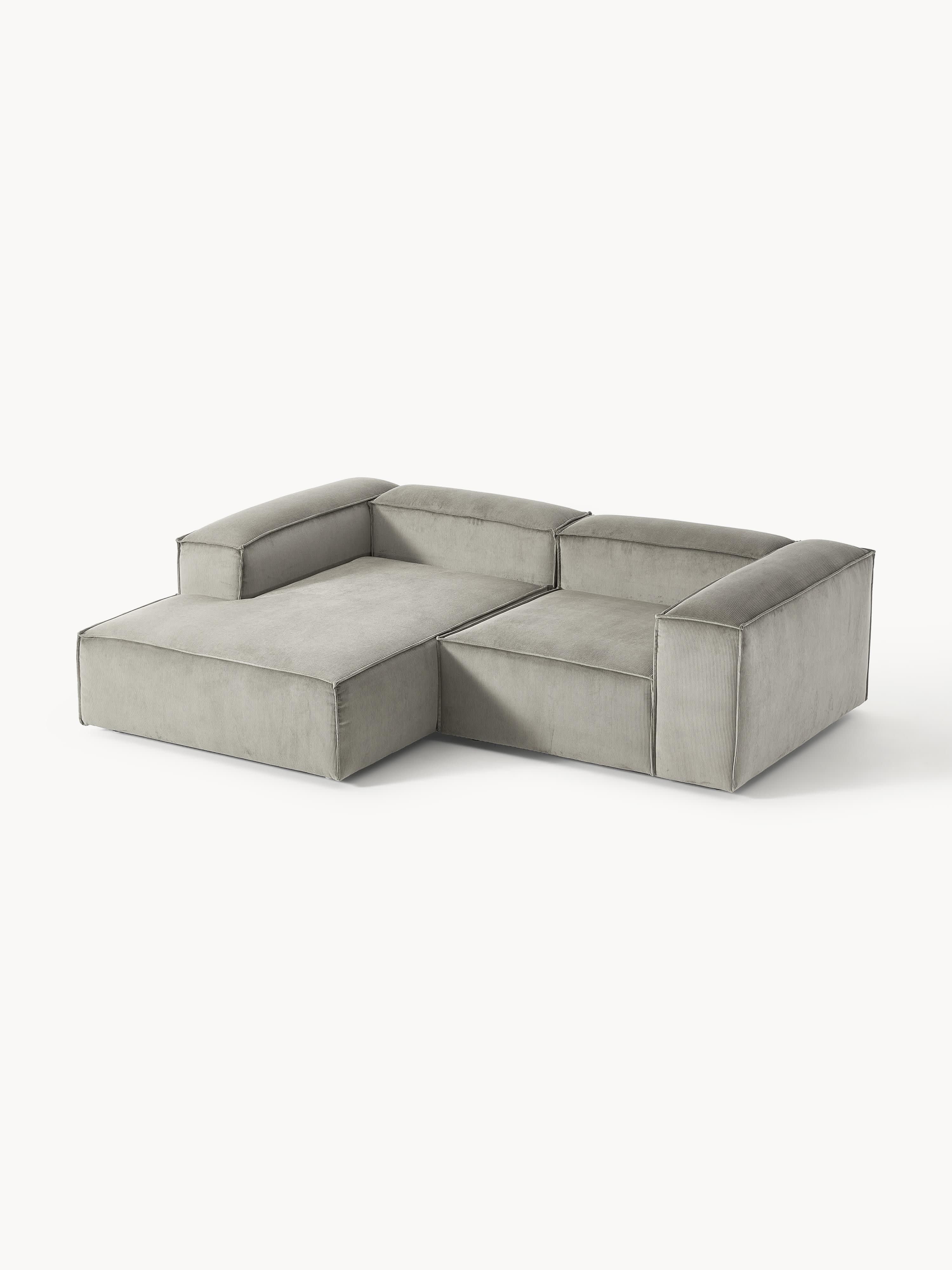 Lennon Corduroy Modular Corner Sofa (3-seater)