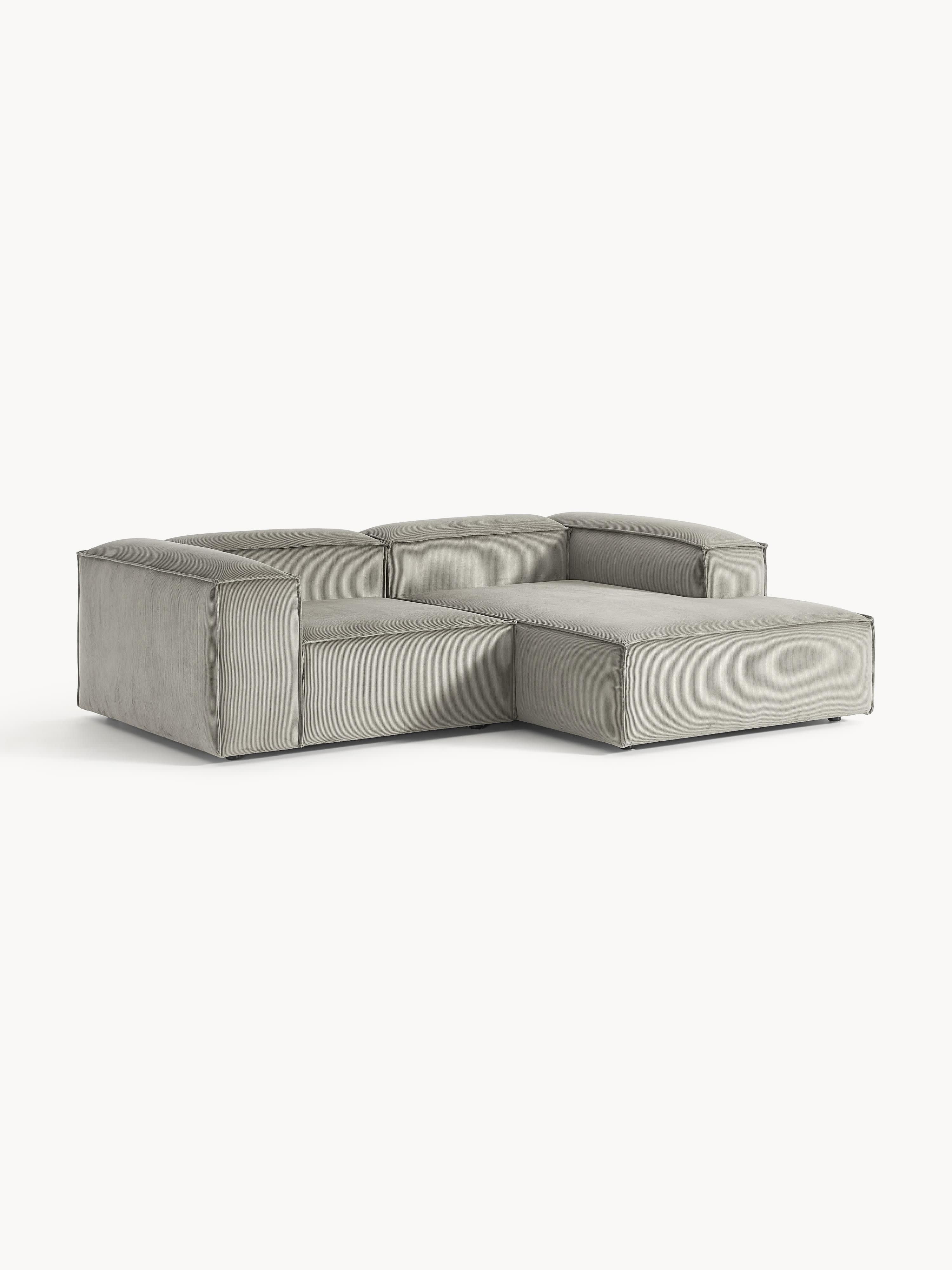 Lennon Corduroy Modular Corner Sofa (3-seater)