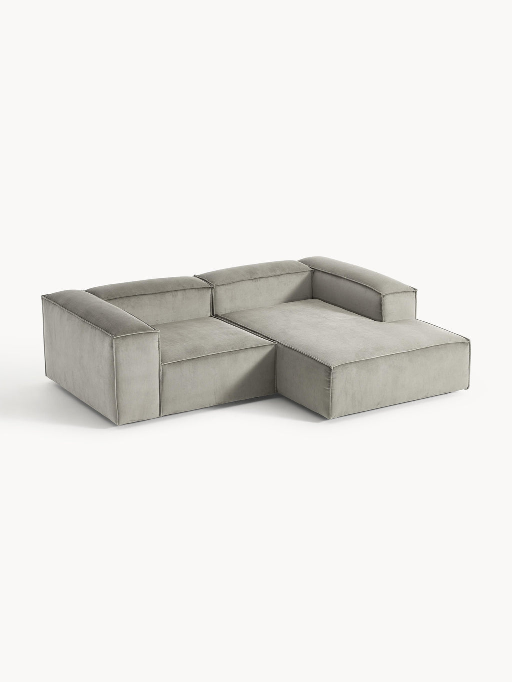 Lennon Corduroy Modular Corner Sofa (3-seater)