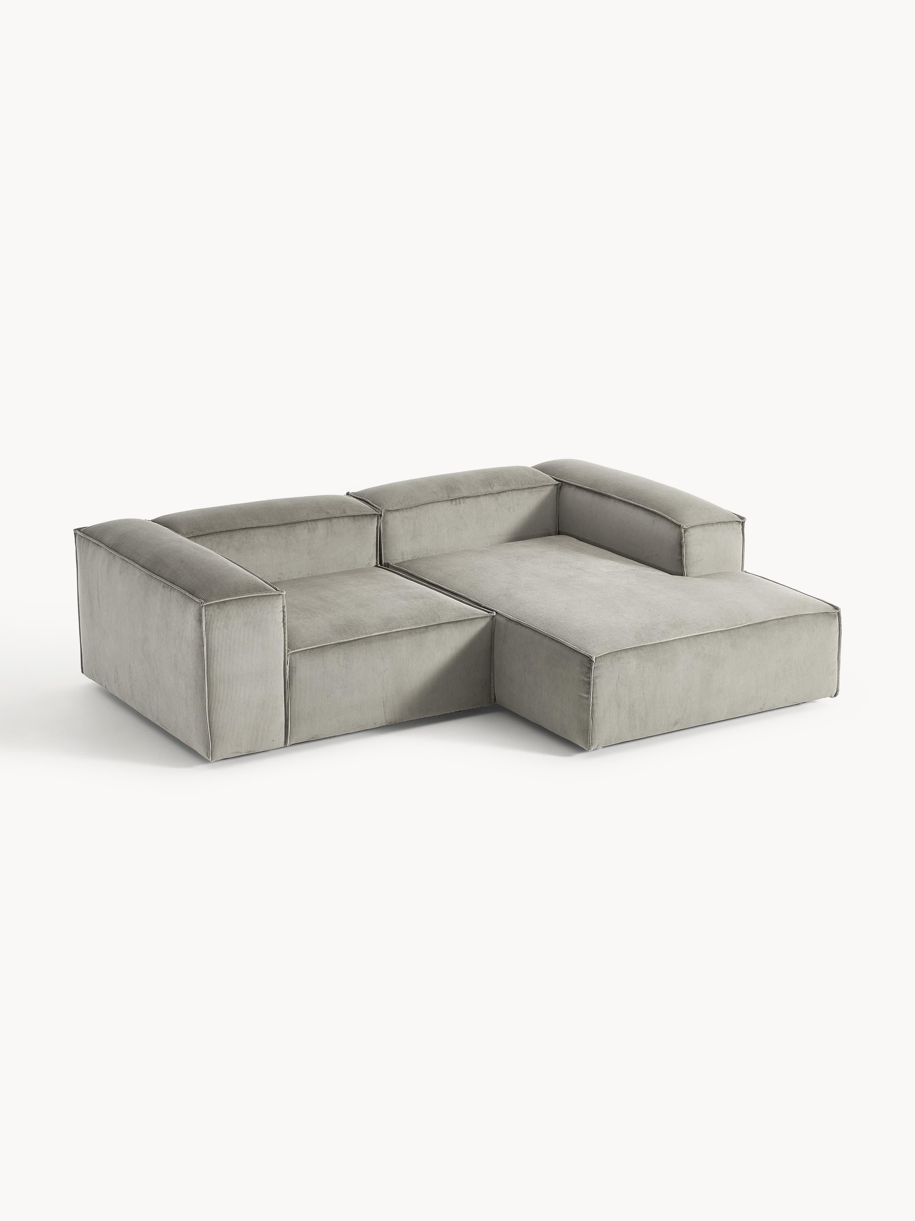 Lennon Corduroy Modular Corner Sofa (3-seater)