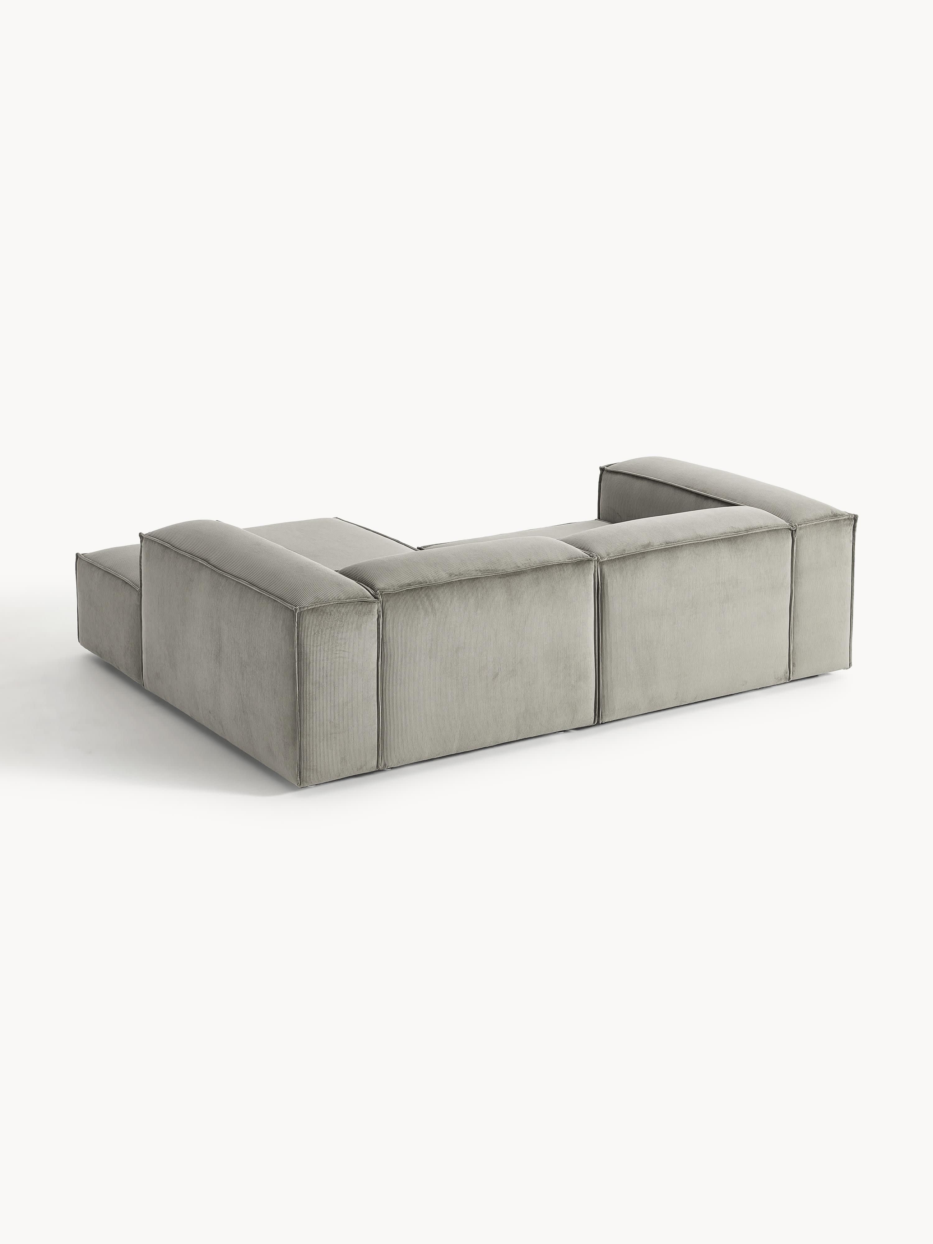 Lennon Corduroy Modular Corner Sofa (3-seater)