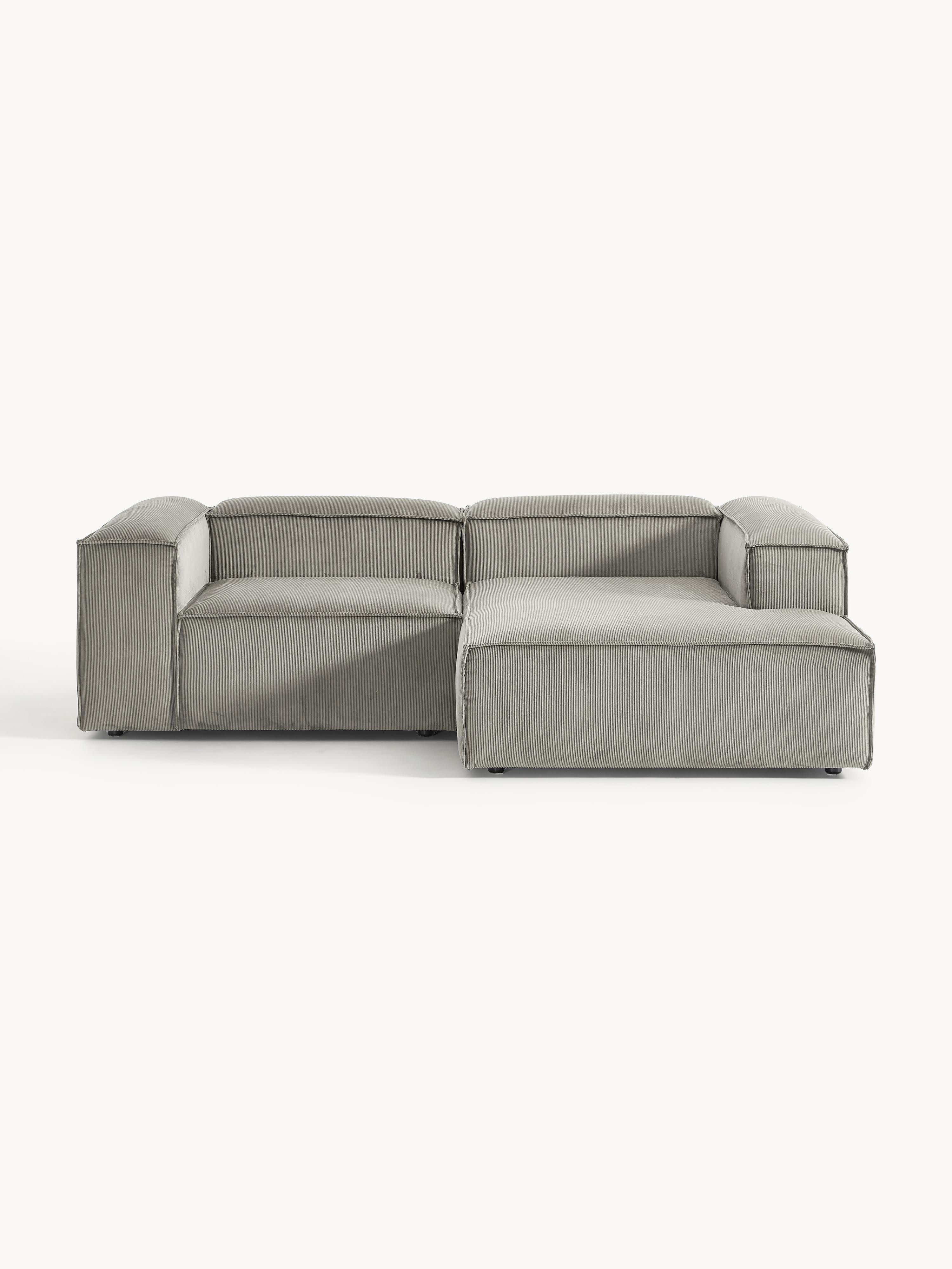 Lennon Corduroy Modular Corner Sofa (3-seater)