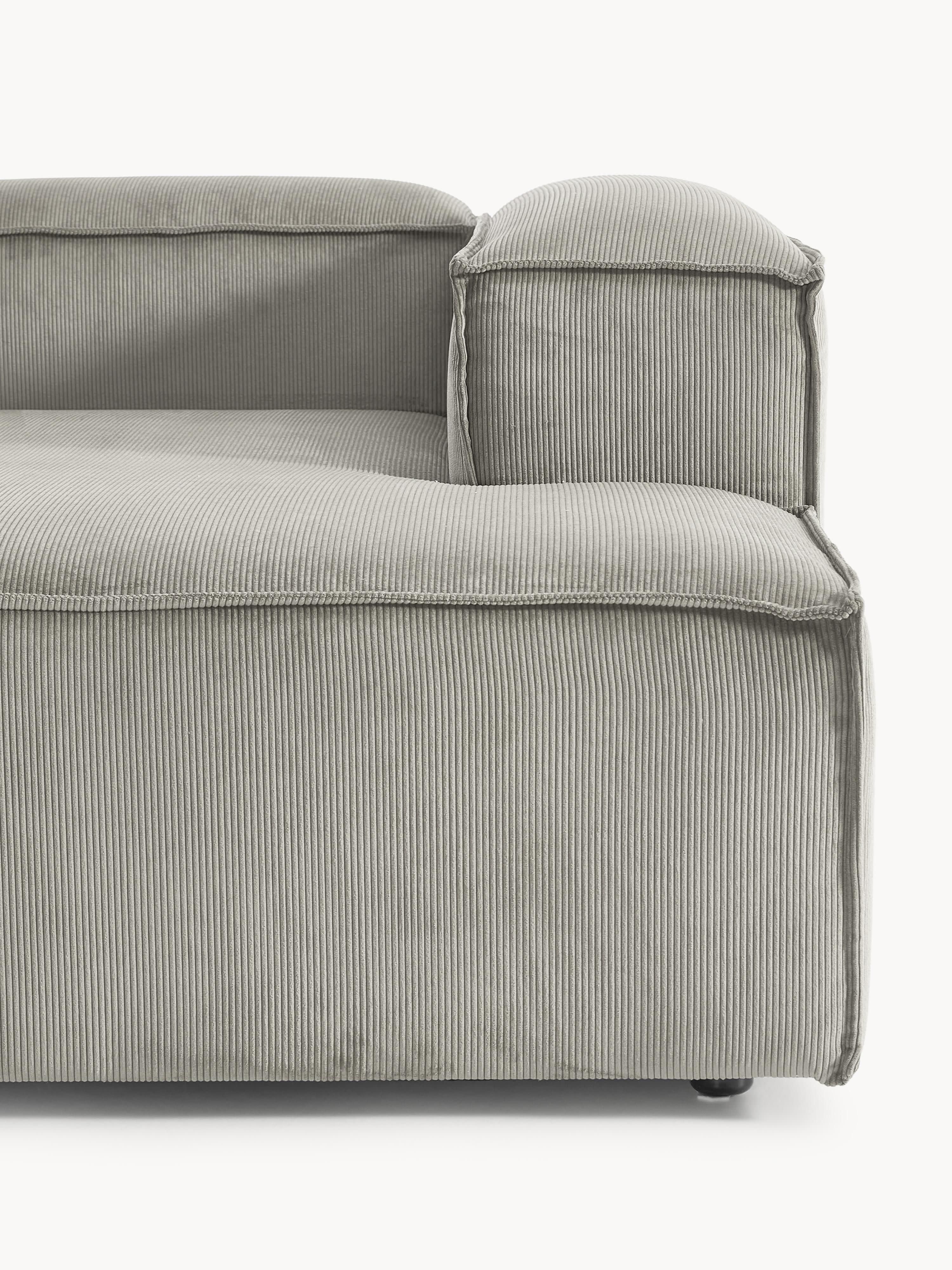 Lennon Corduroy Modular Corner Sofa (3-seater)