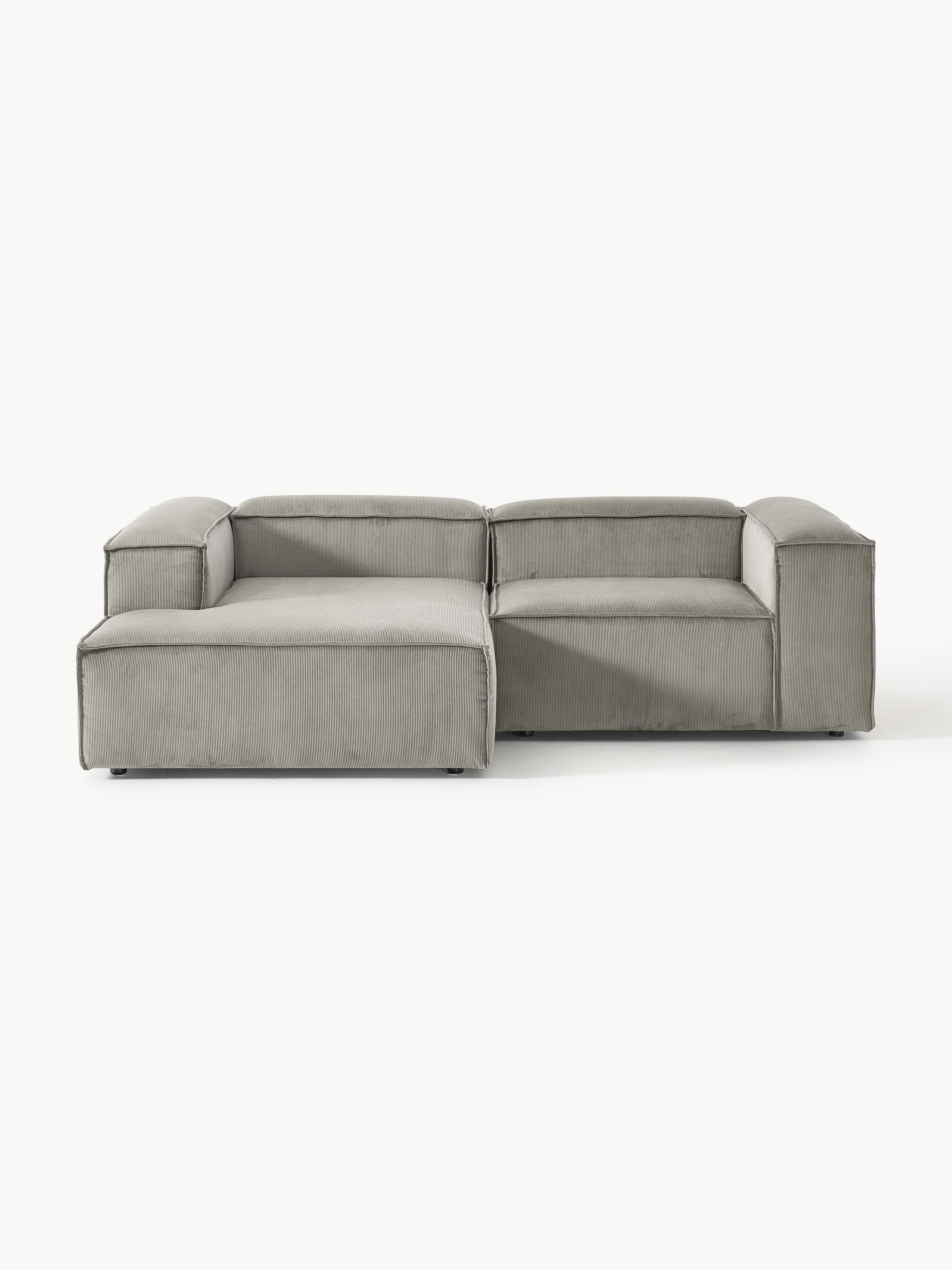 Lennon Corduroy Modular Corner Sofa (3-seater)