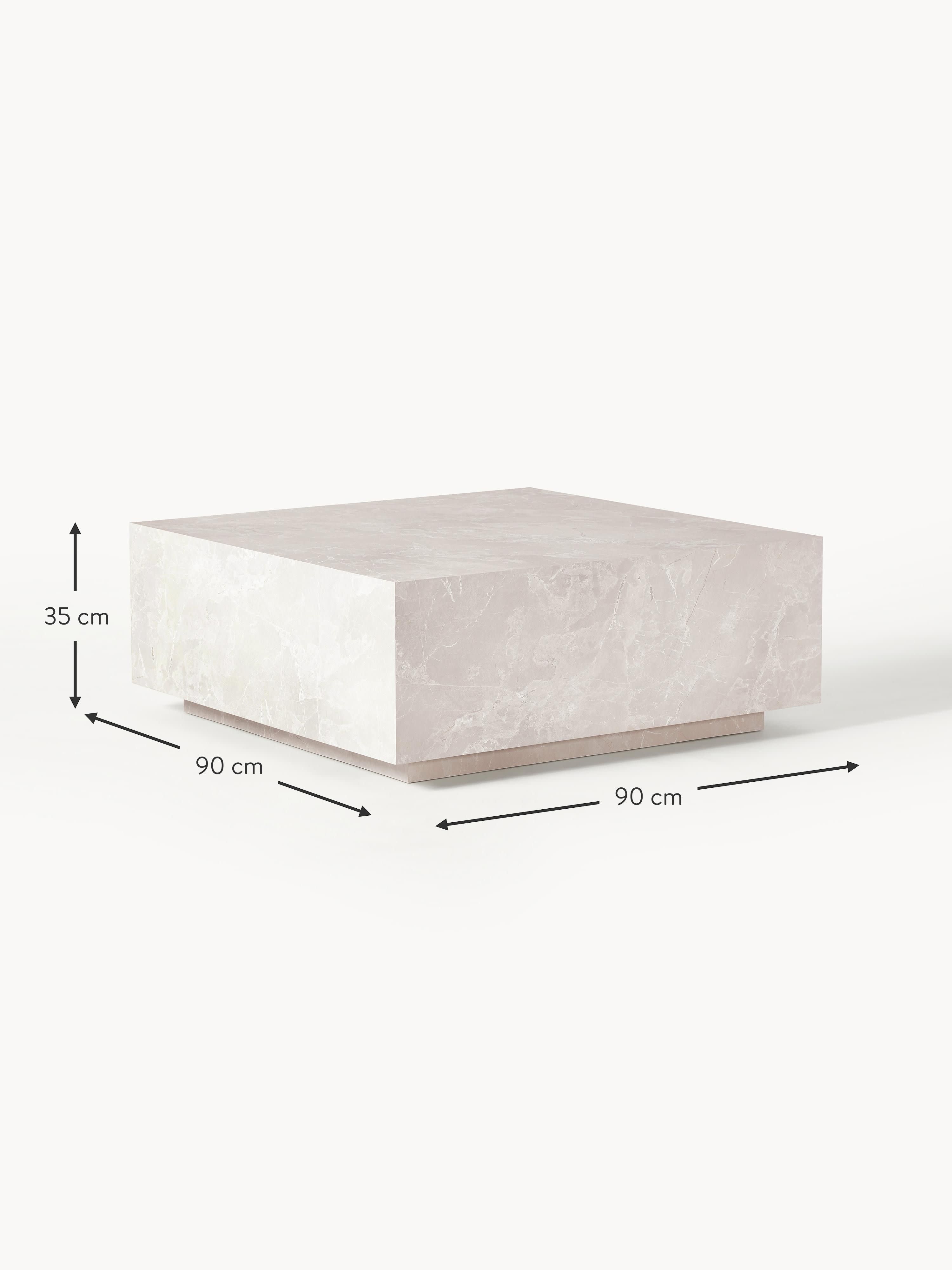 Lesley Travertine Effect Coffee Table