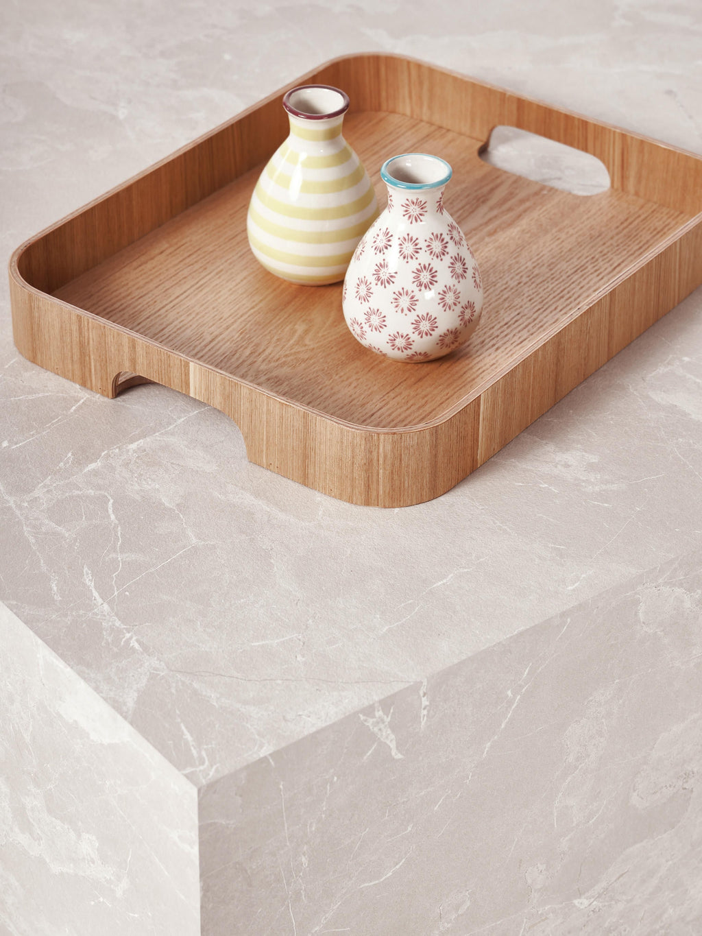 Lesley Travertine Effect Coffee Table