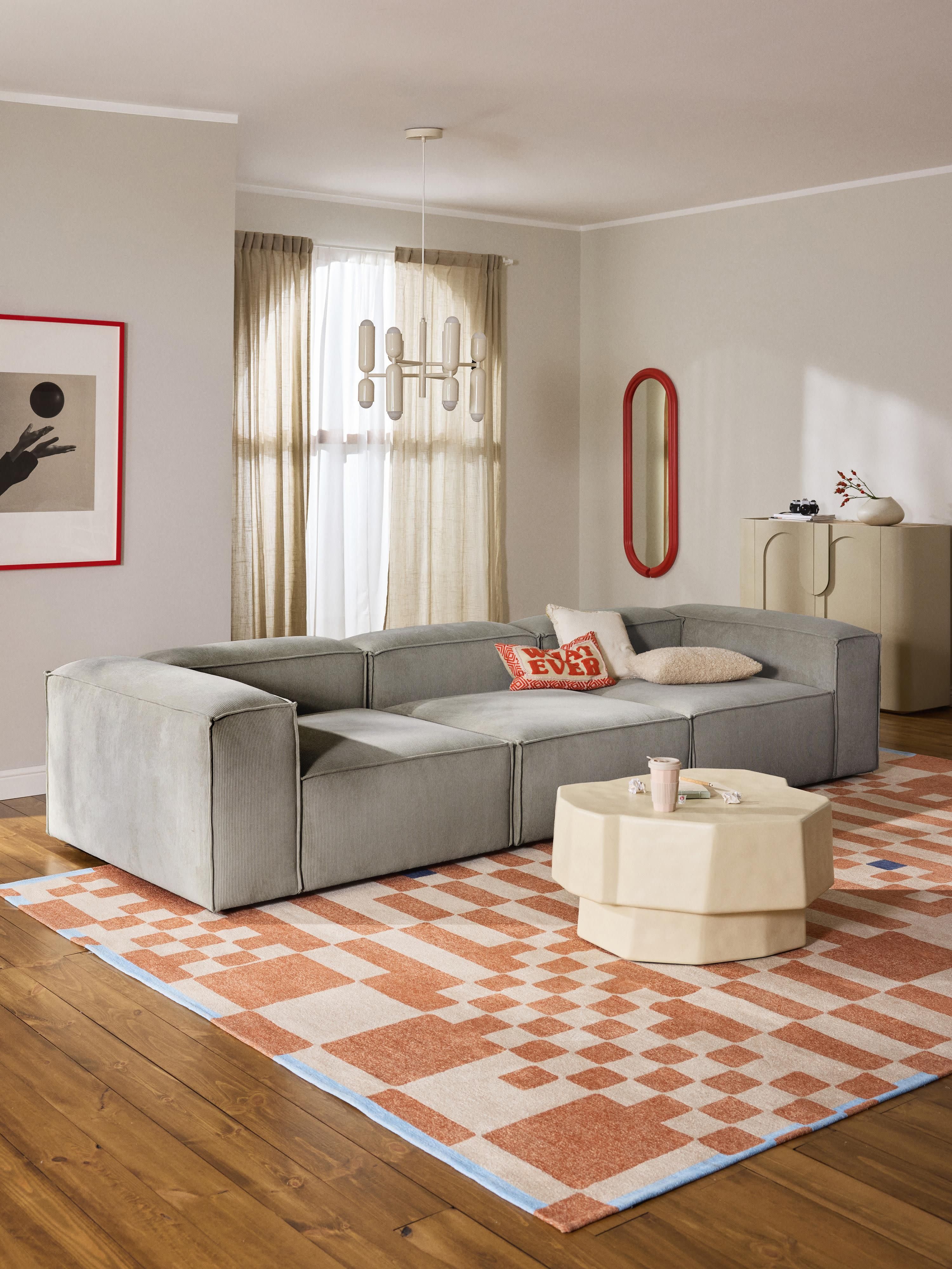 Lennon Corduroy Modular Sofa (4-seater)