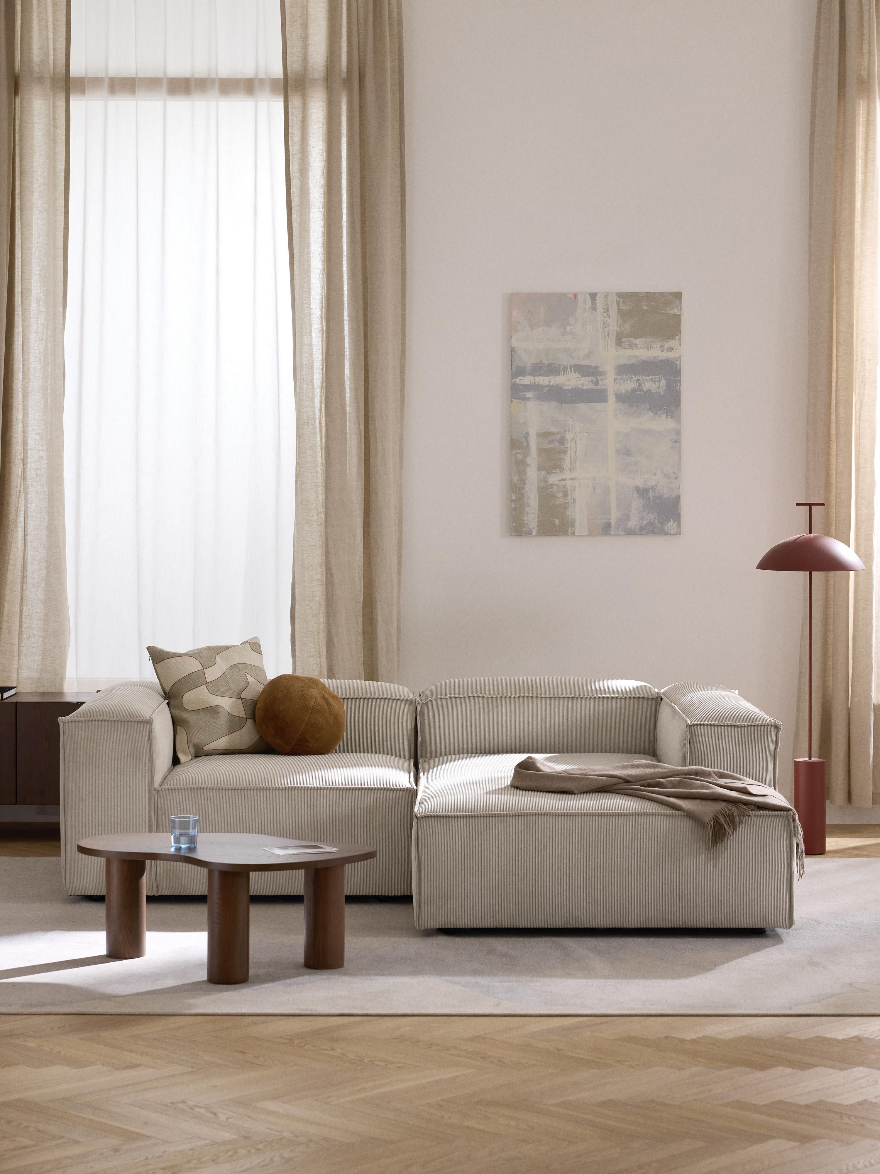 Lennon Corduroy Modular Corner Sofa (2-seater)