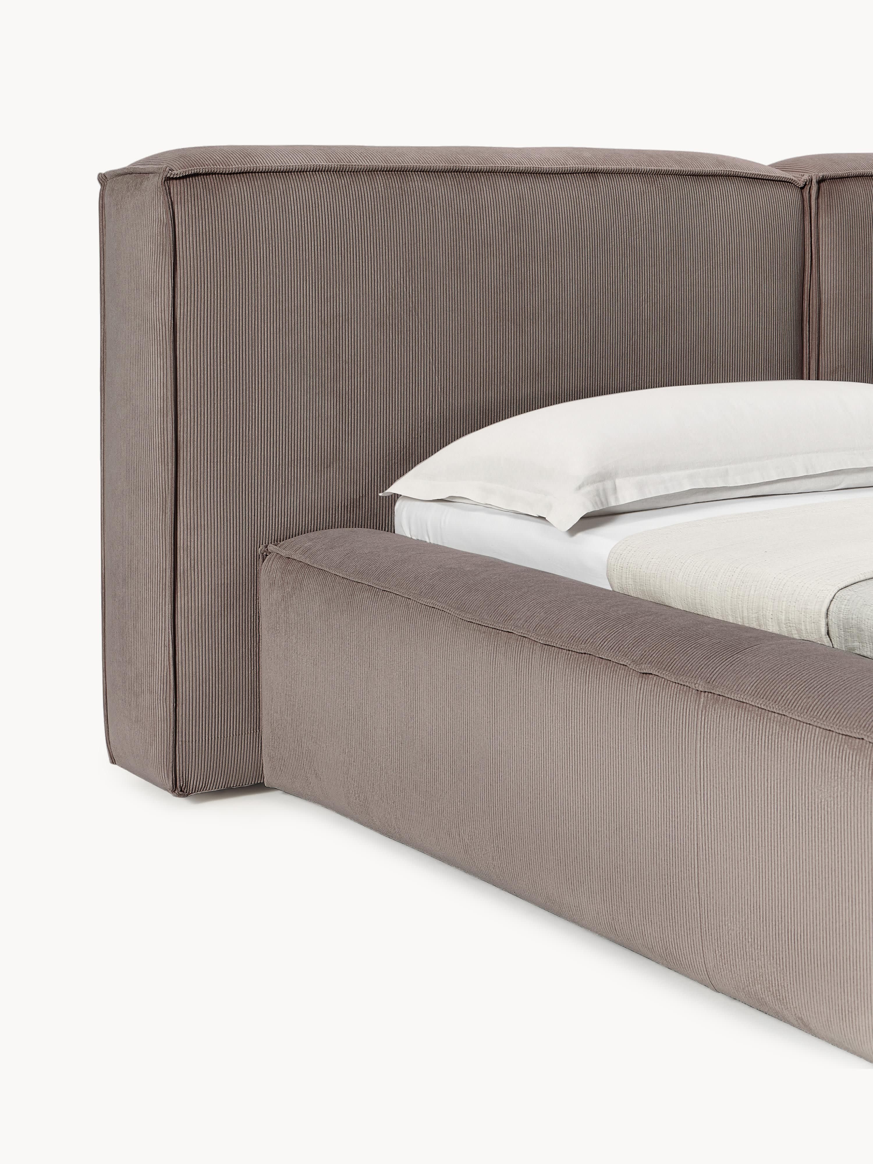 Lennon Upholstered Corduroy Bed