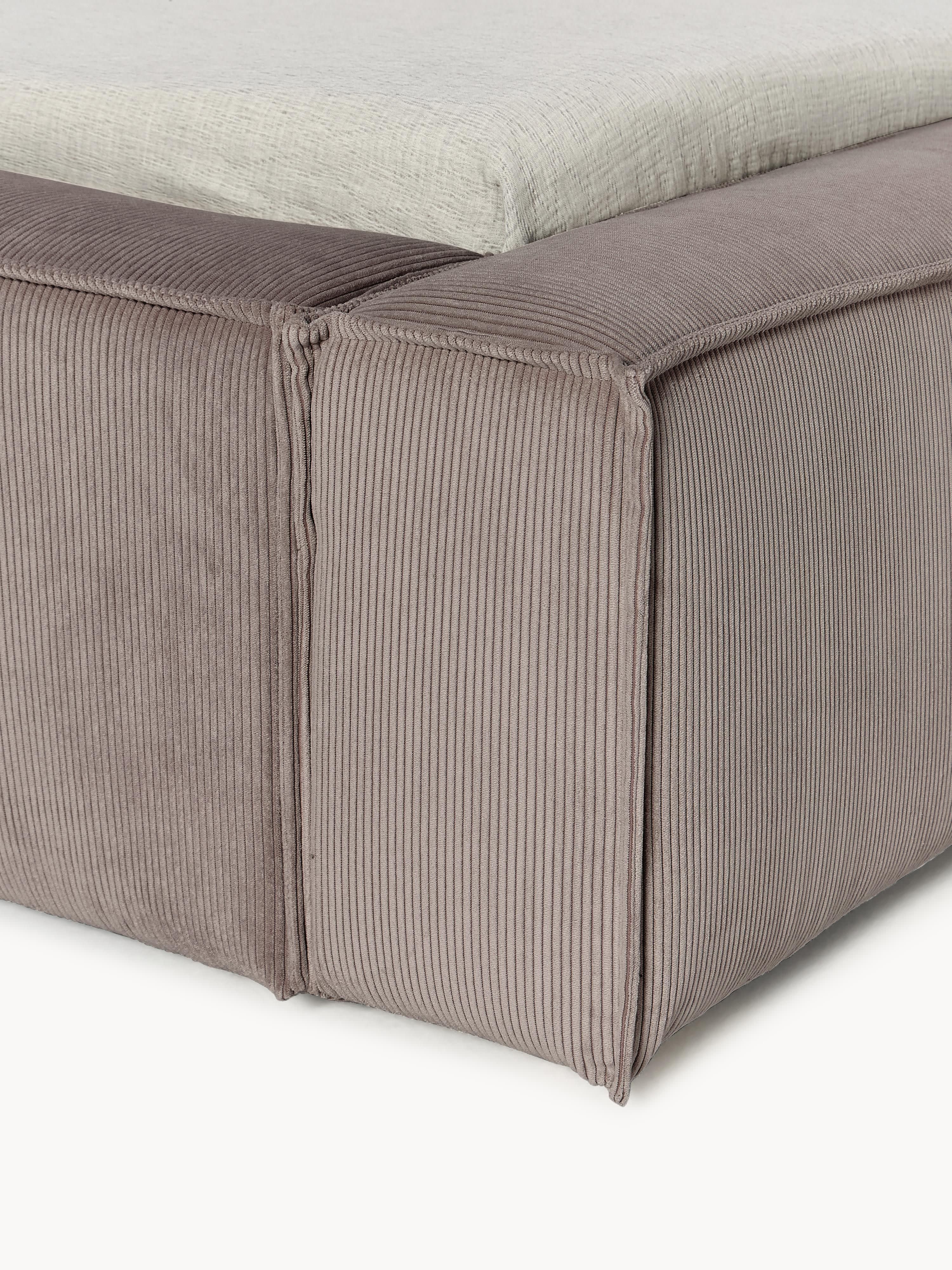 Lennon Upholstered Corduroy Bed