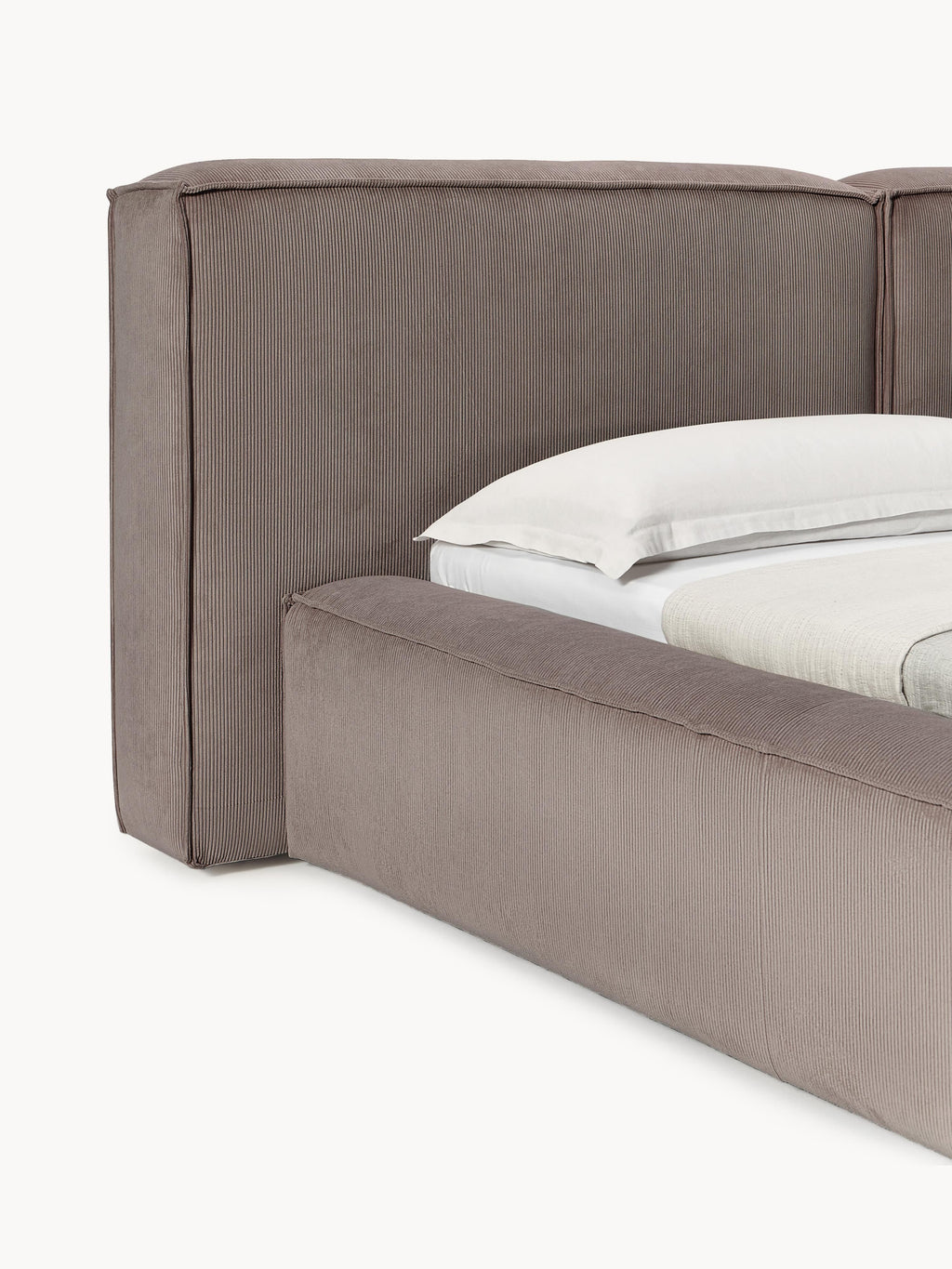 Lennon Upholstered Corduroy Bed