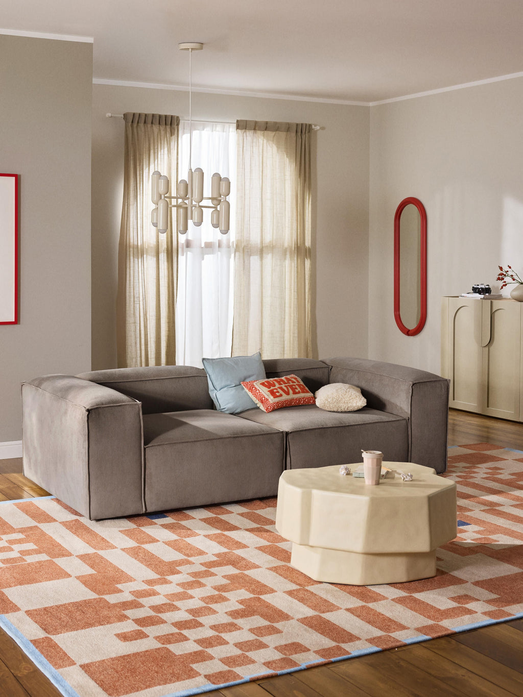 Lennon Corduroy Modular Sofa (3-seater)