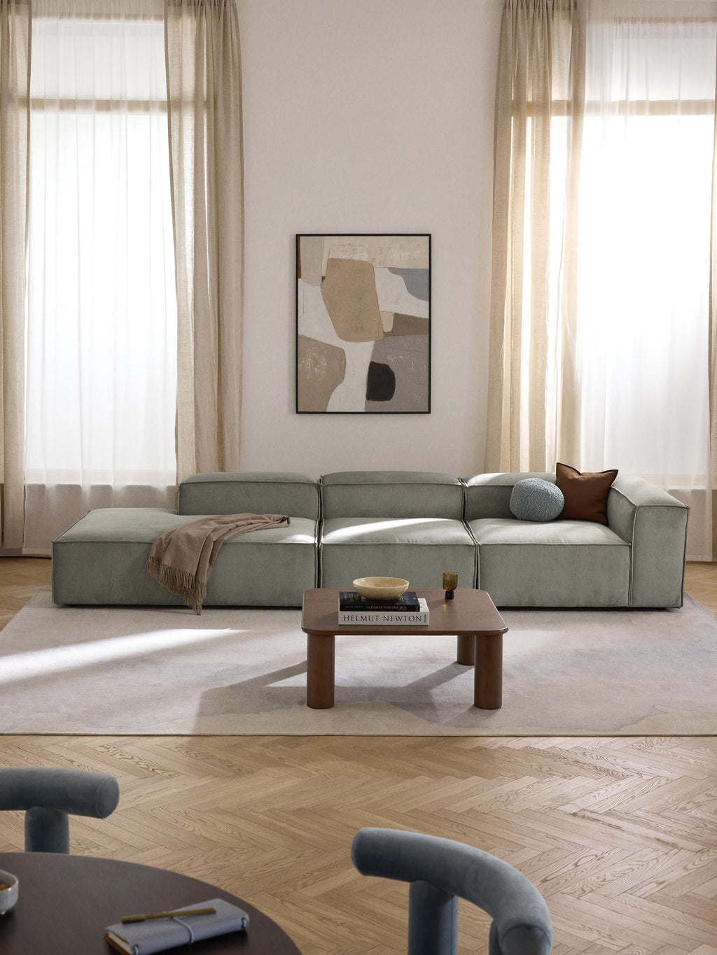 Lennon XL Corduroy Modular Ottoman